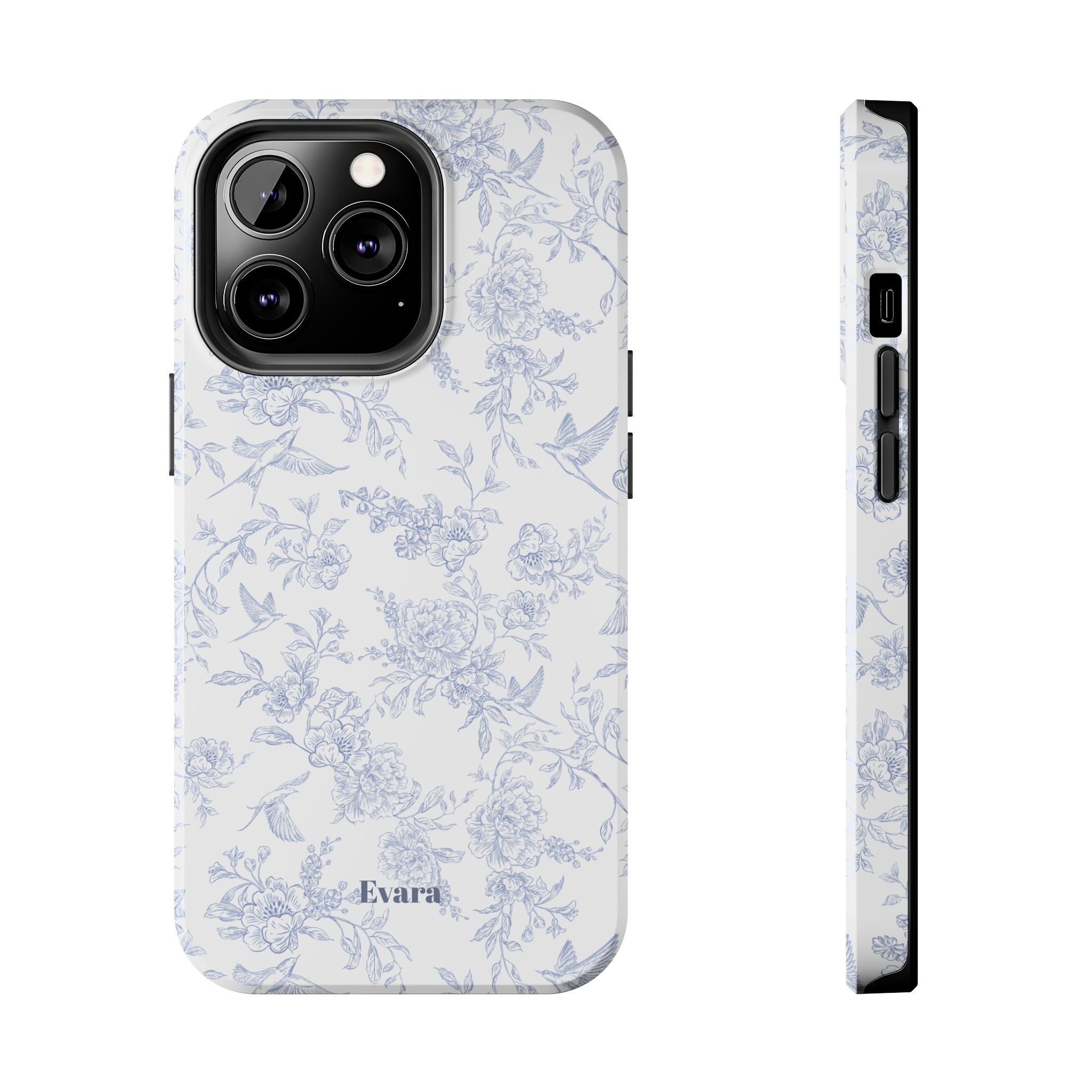 Delicate Blue Floral Phone Case