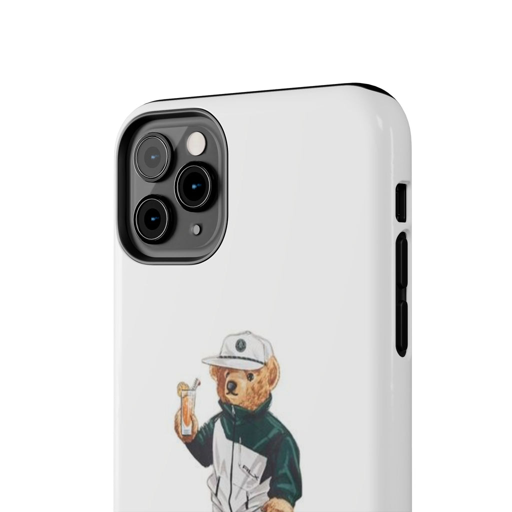 Tough Phone Case — Personalized Golf Bear Design