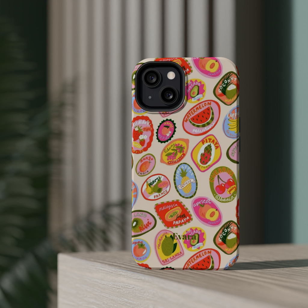 Fruit Sticker Phone Case- Magsafe