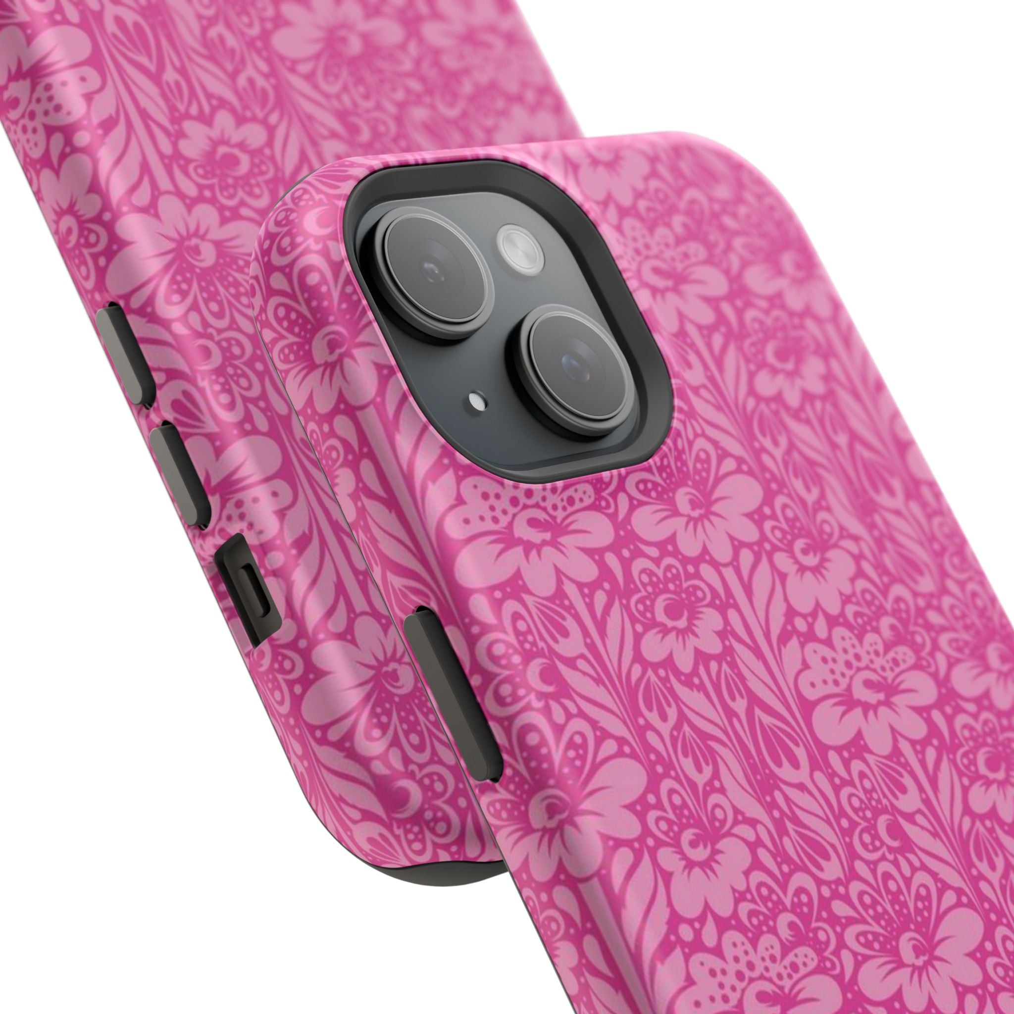 Pink Floral Phone Case- Magsafe