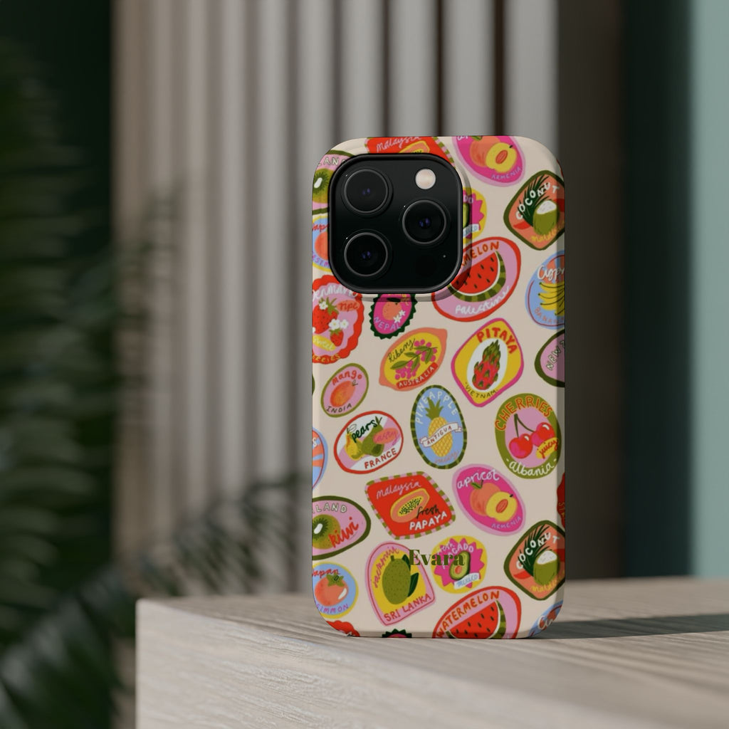 Fruit Sticker Phone Case- Magsafe