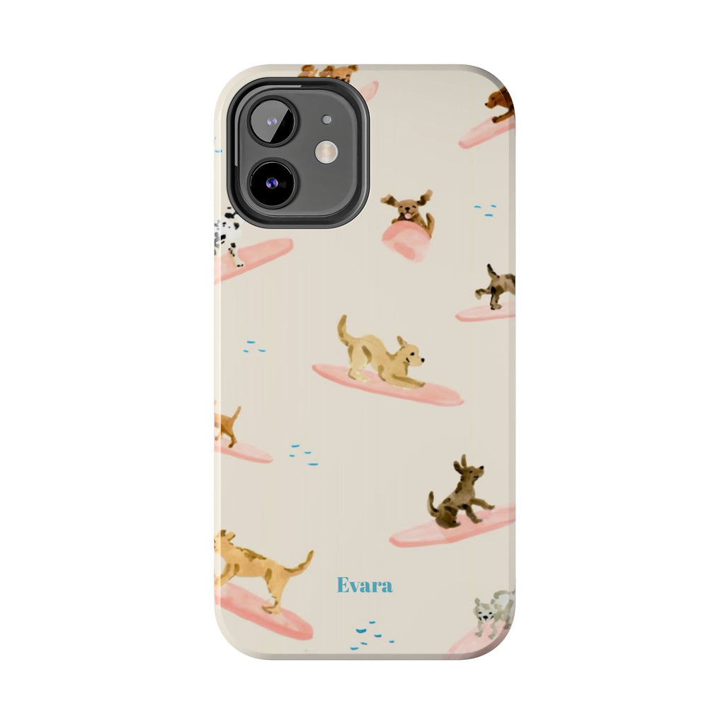 Surfing Dachshund's Phone case