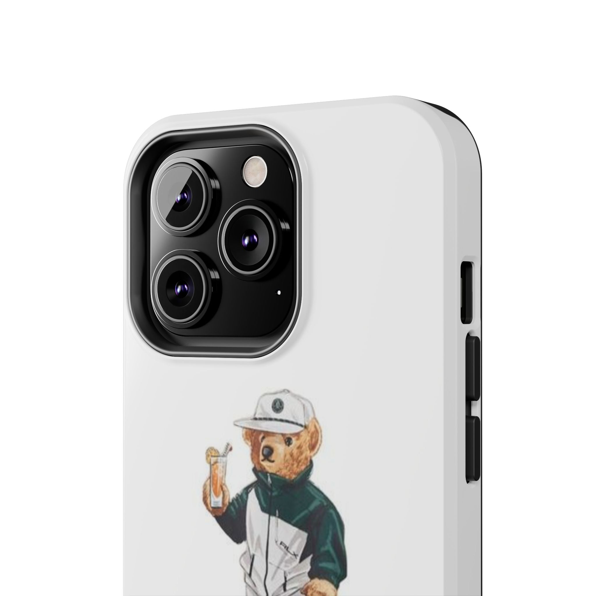 Tough Phone Case — Personalized Golf Bear Design