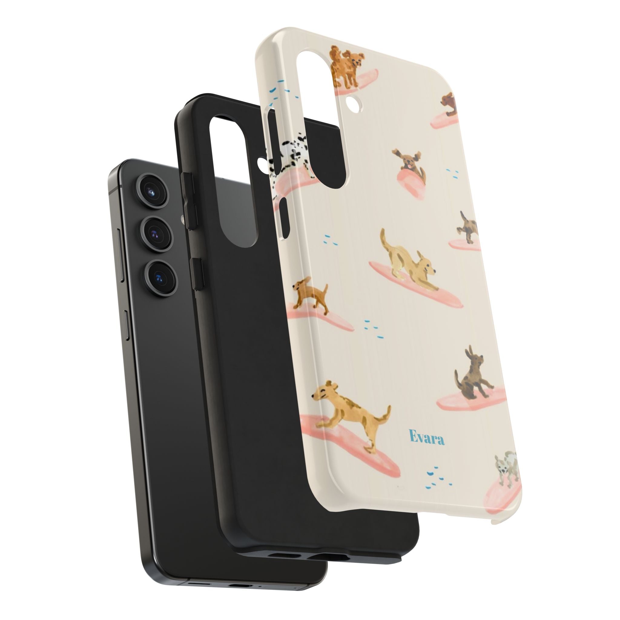 Surfing Dachshund's Phone case