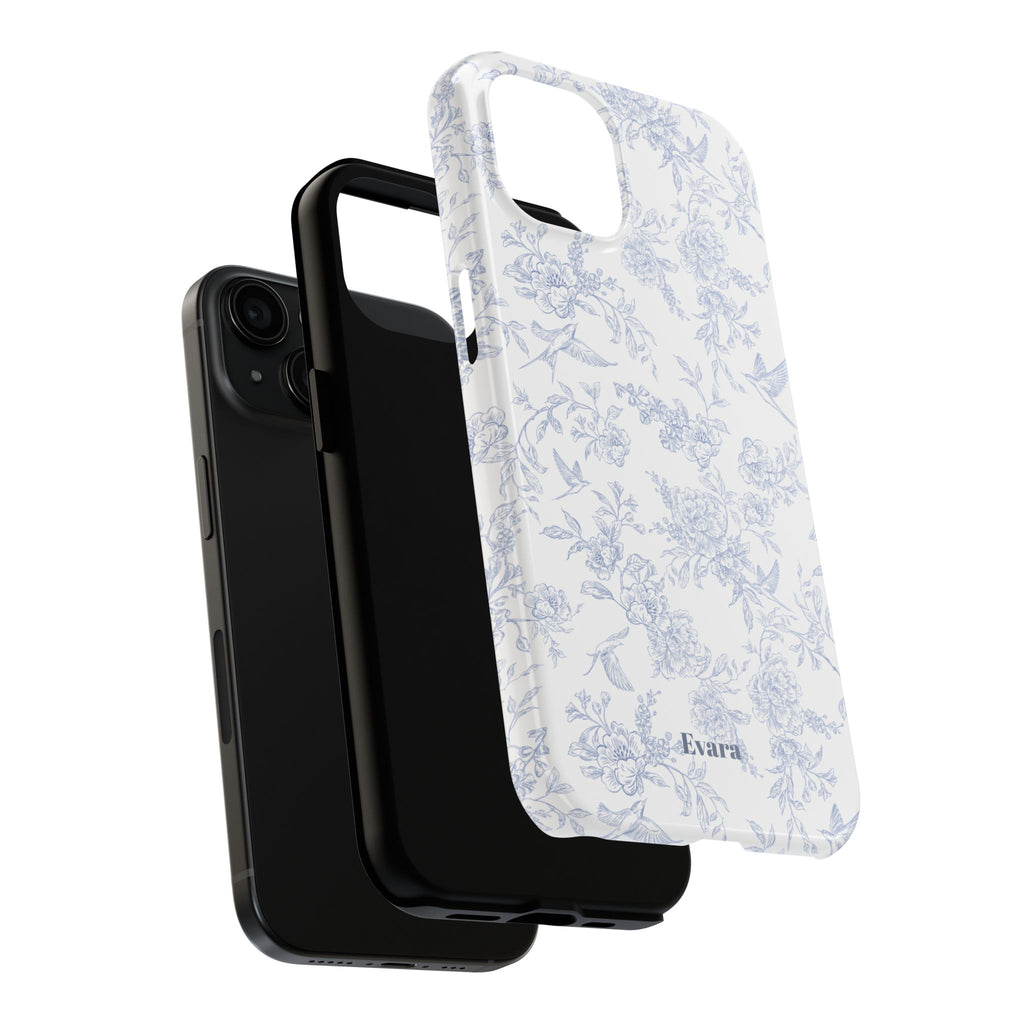 Delicate Blue Floral Phone Case