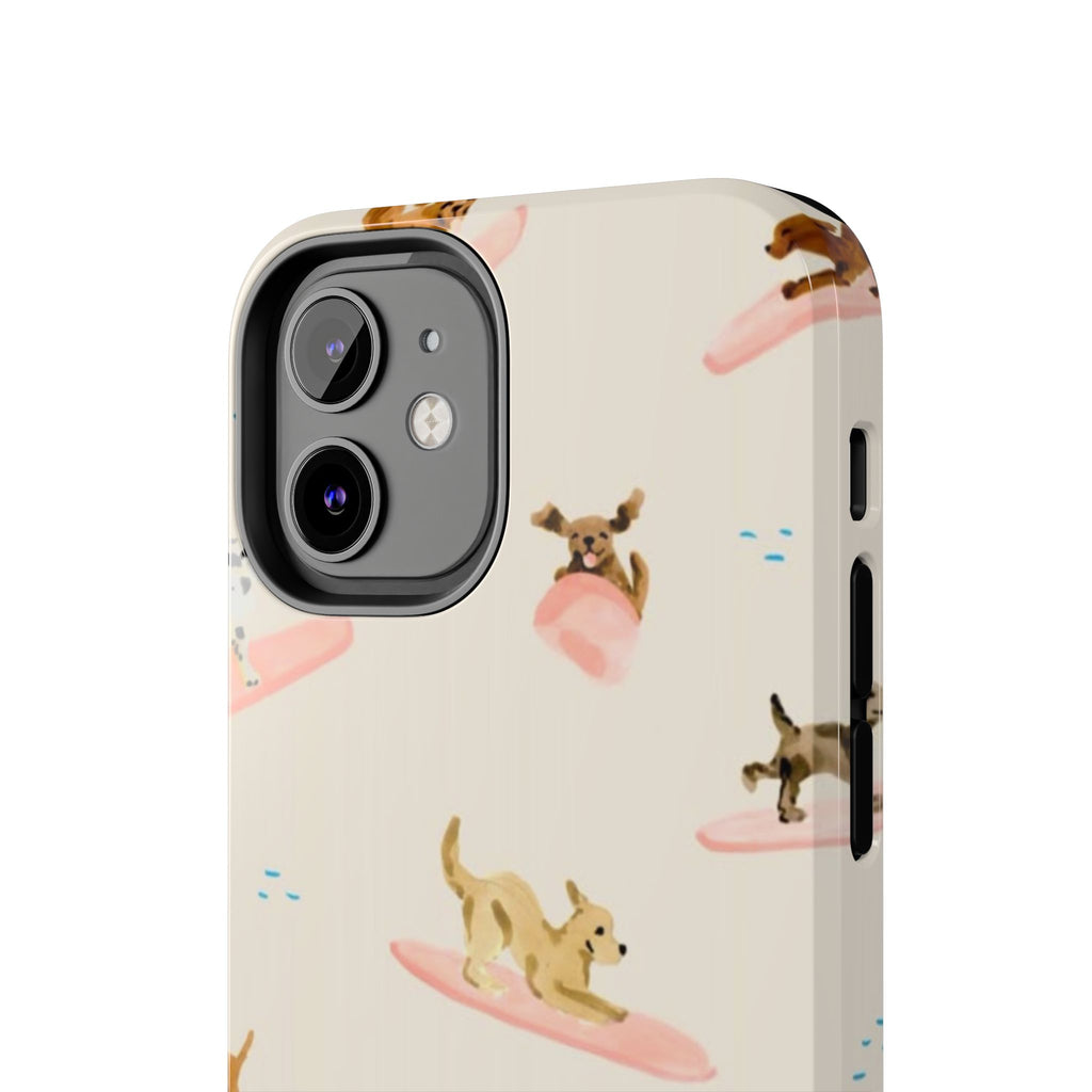 Surfing Dachshund's Phone case