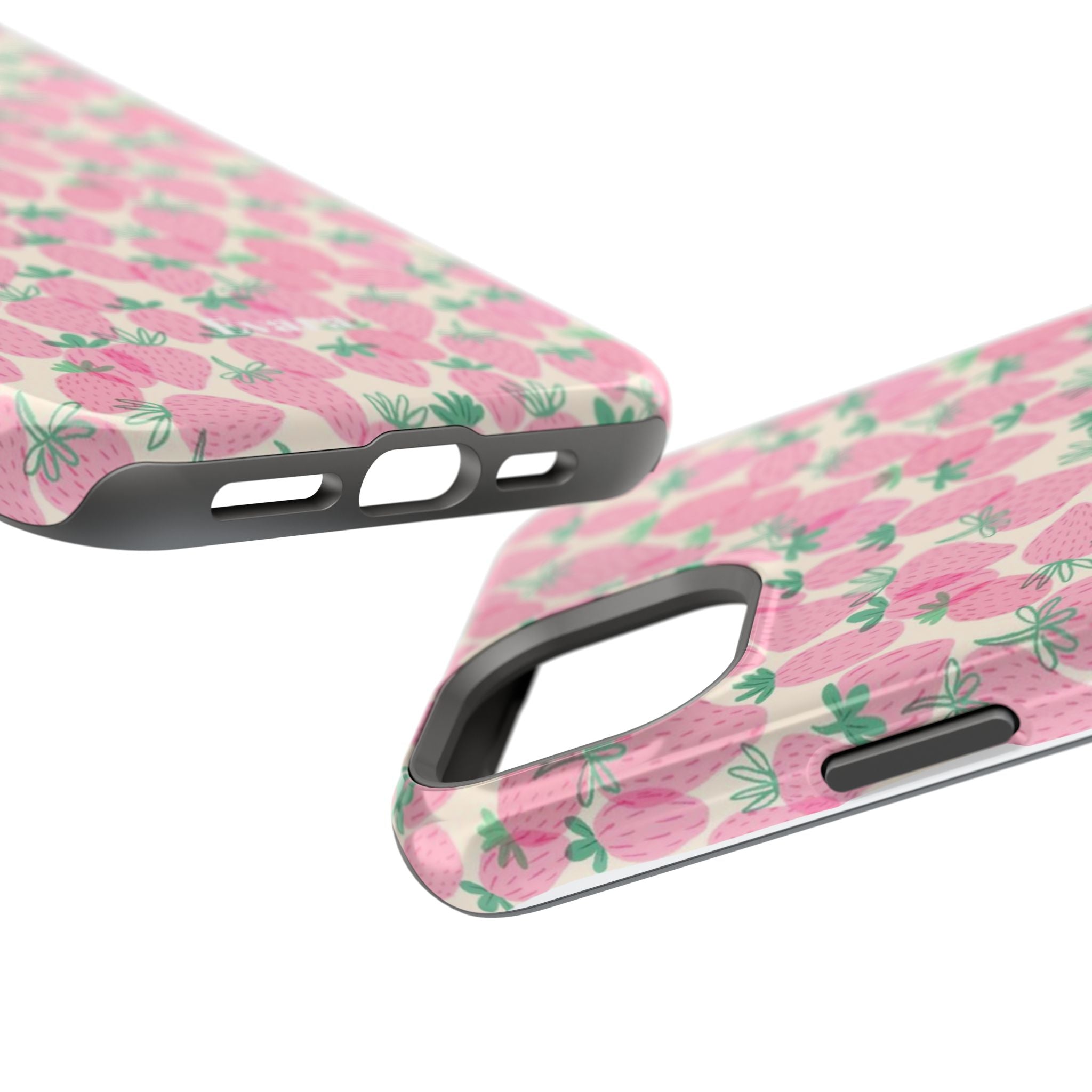 Pink Strawberry Phone Case- Magsafe