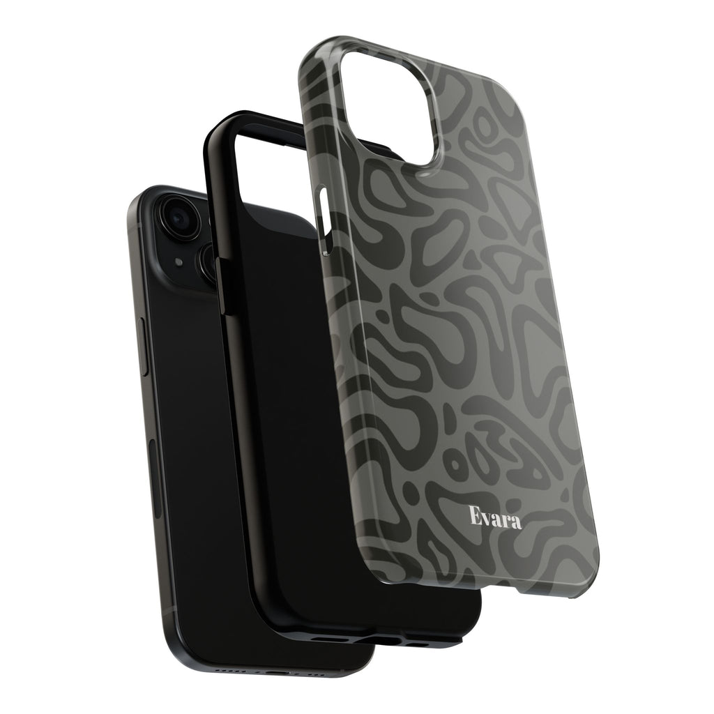 Wavy Grey Phone Case