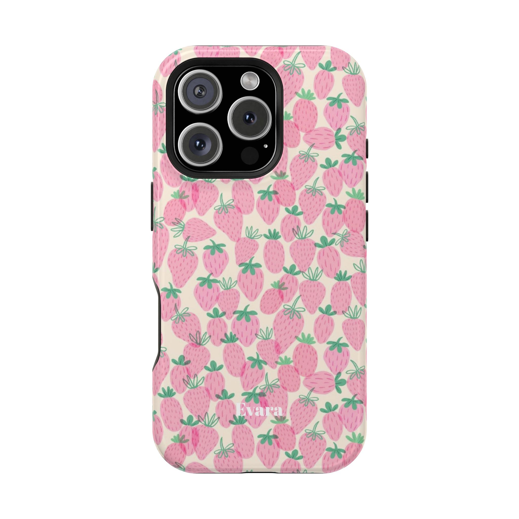 Pink Strawberry Phone Case- Magsafe