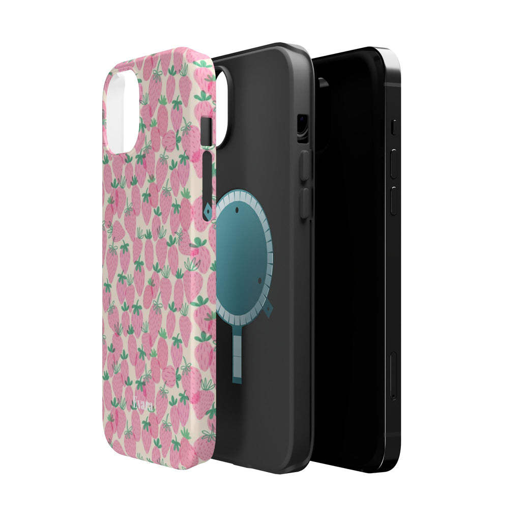 Pink Strawberry Phone Case- Magsafe