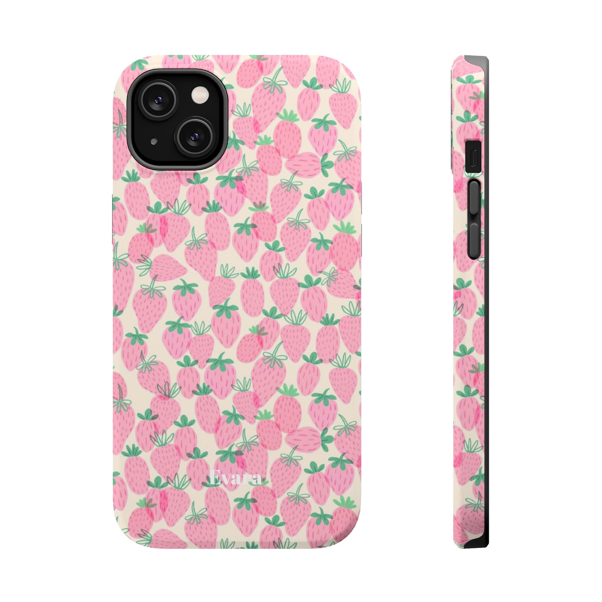 Pink Strawberry Phone Case- Magsafe