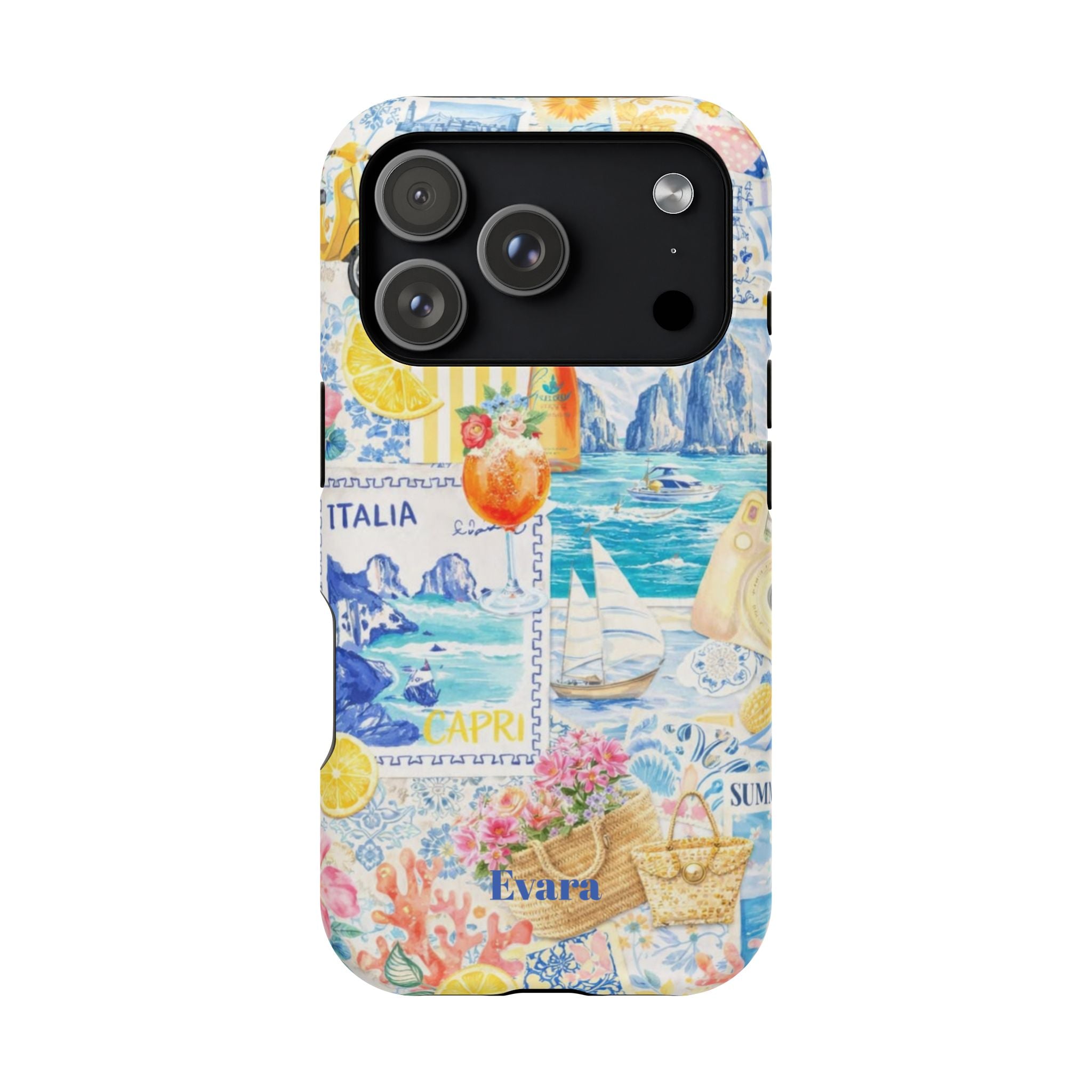 Italian Summer Collage Phone Case- Magsafe