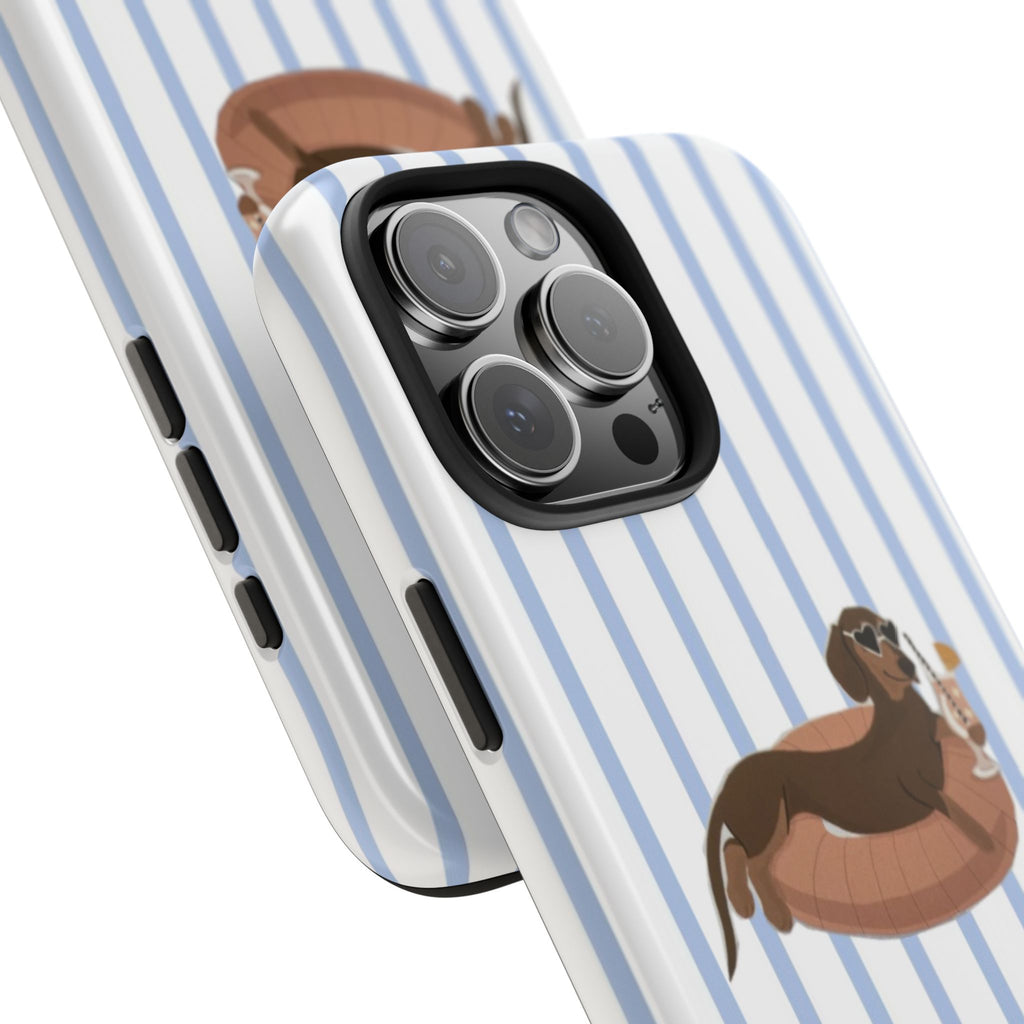 Dachshund Pool Float Phone Case