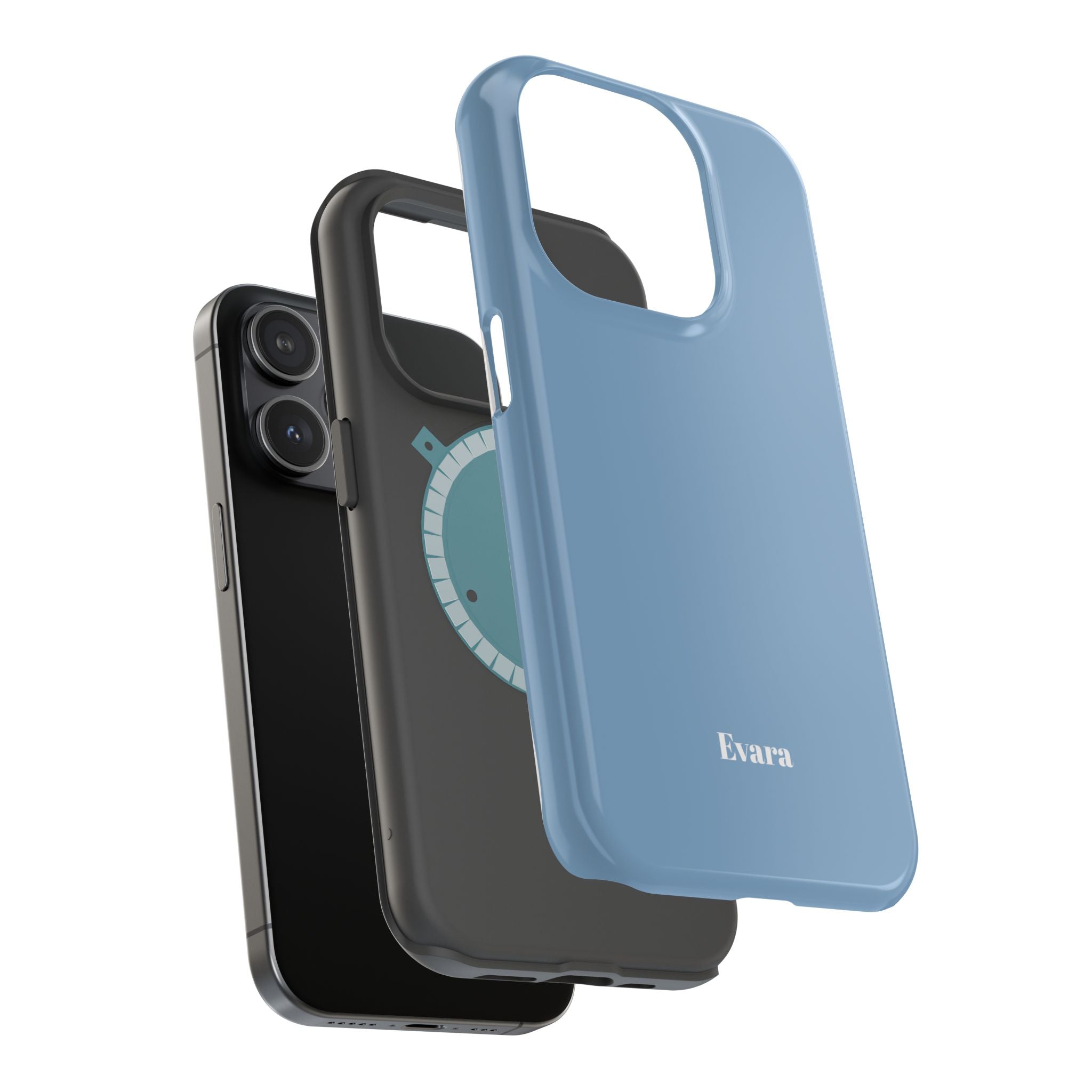 Blue Phone Case with Personalization- Magsafe