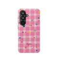 Pink Gingham Star Phone Case- Magsafe
