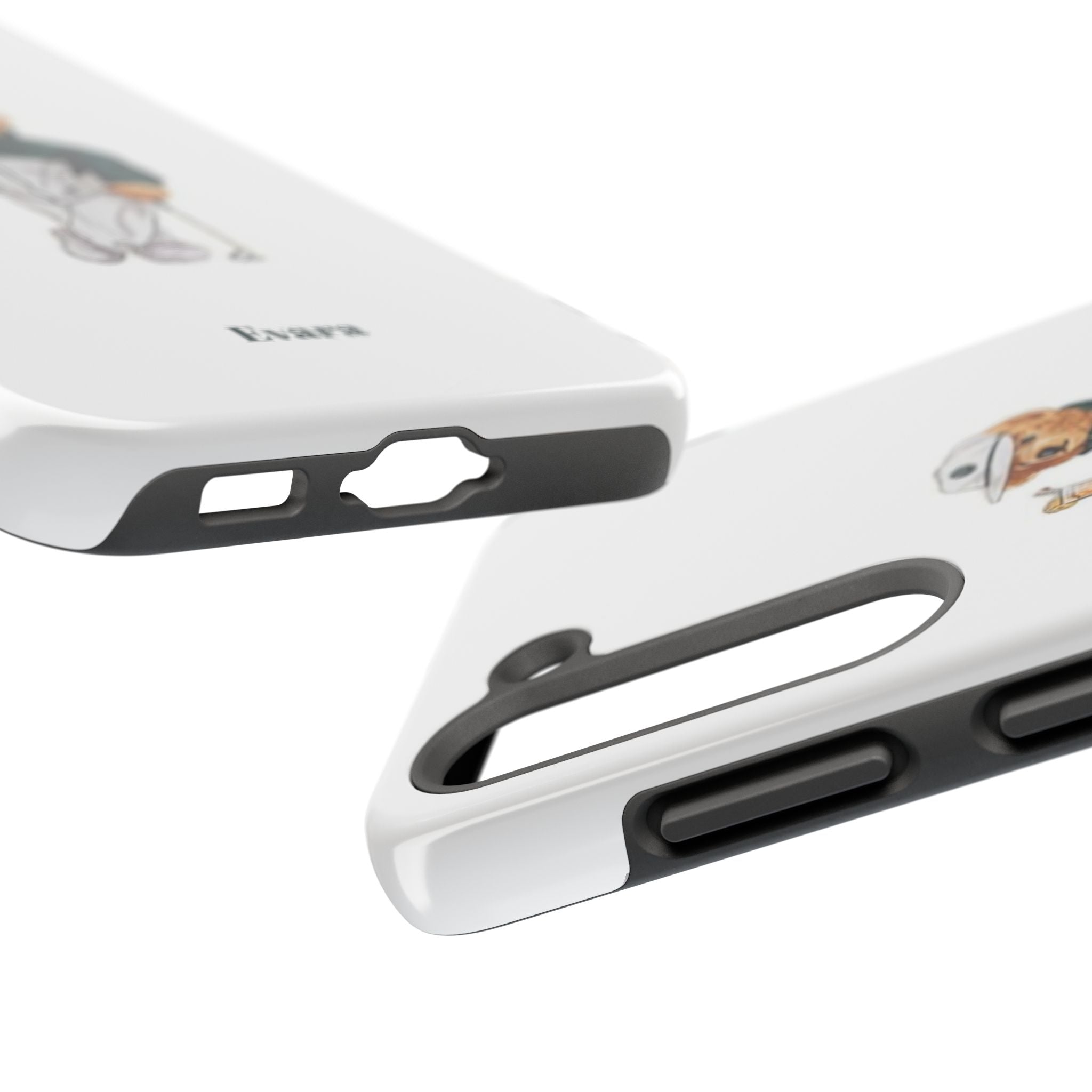 Tough Phone Case — Personalized Golf Bear Design