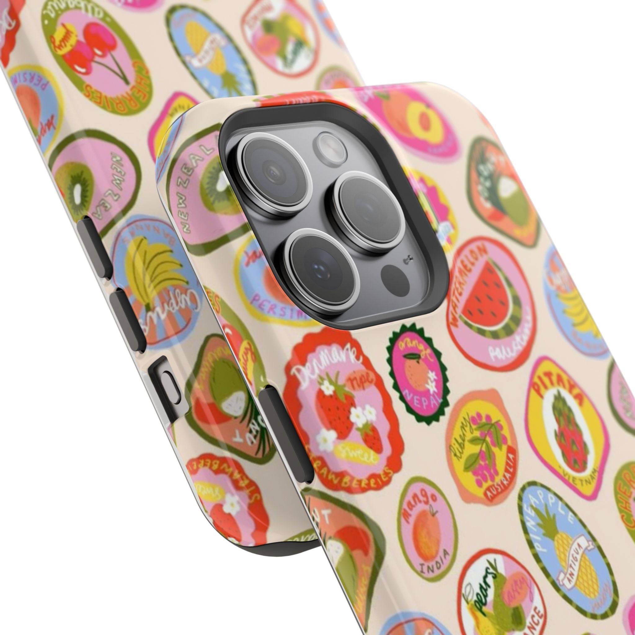 Fruit Sticker Phone Case- Magsafe