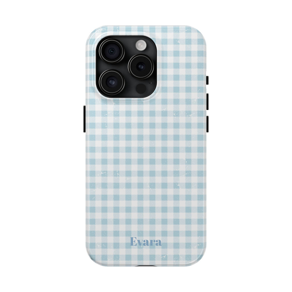 Blue Gingham Phone Case