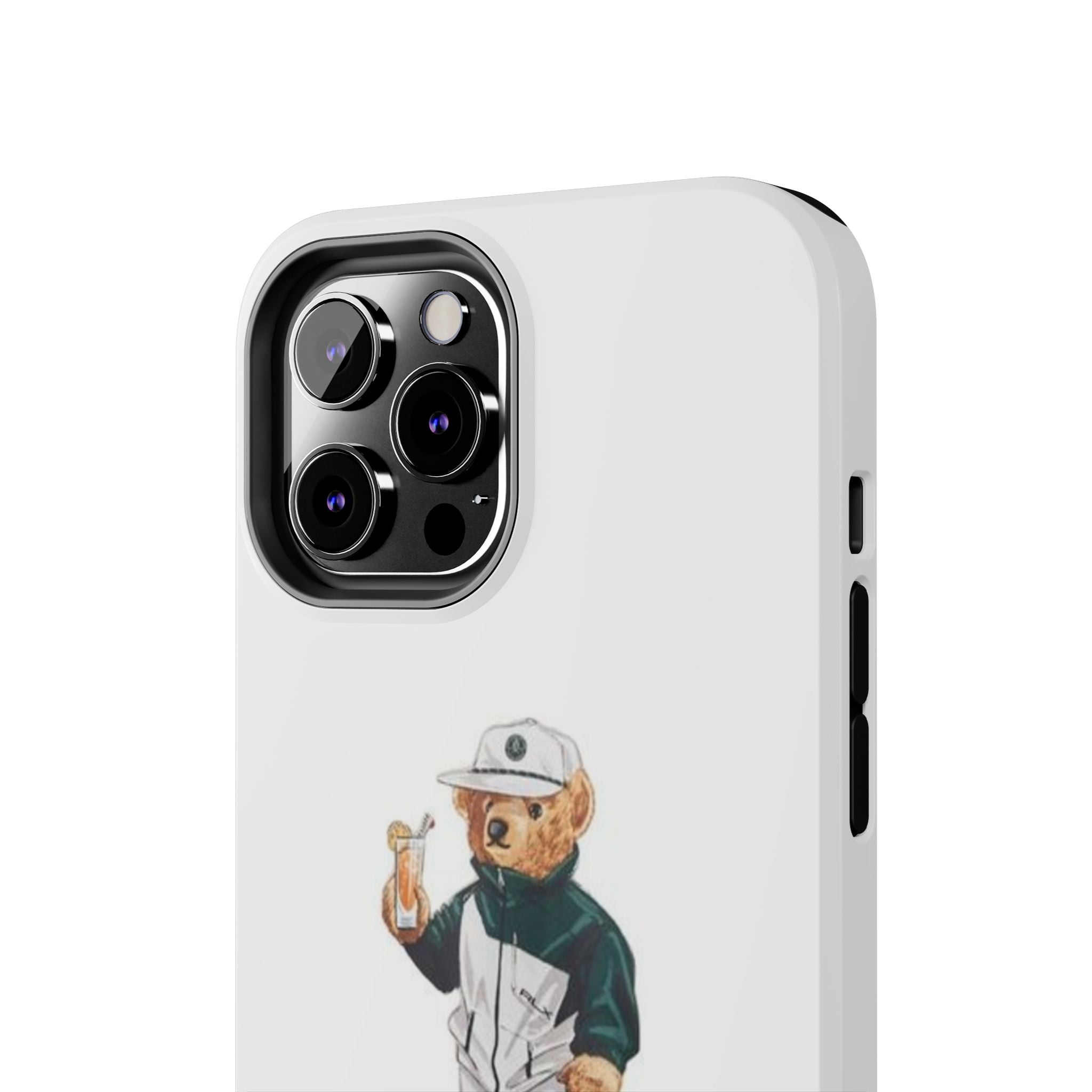 Tough Phone Case — Personalized Golf Bear Design