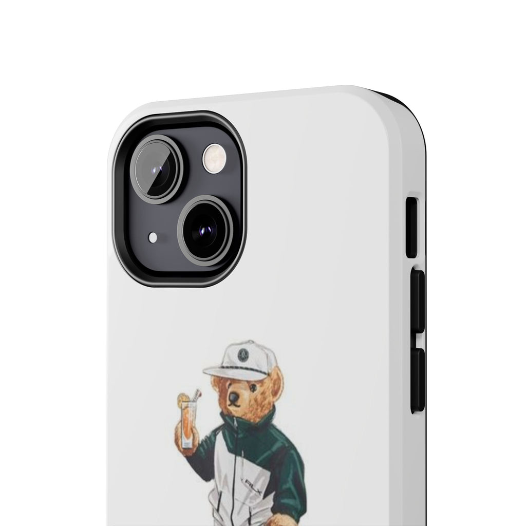 Tough Phone Case — Personalized Golf Bear Design