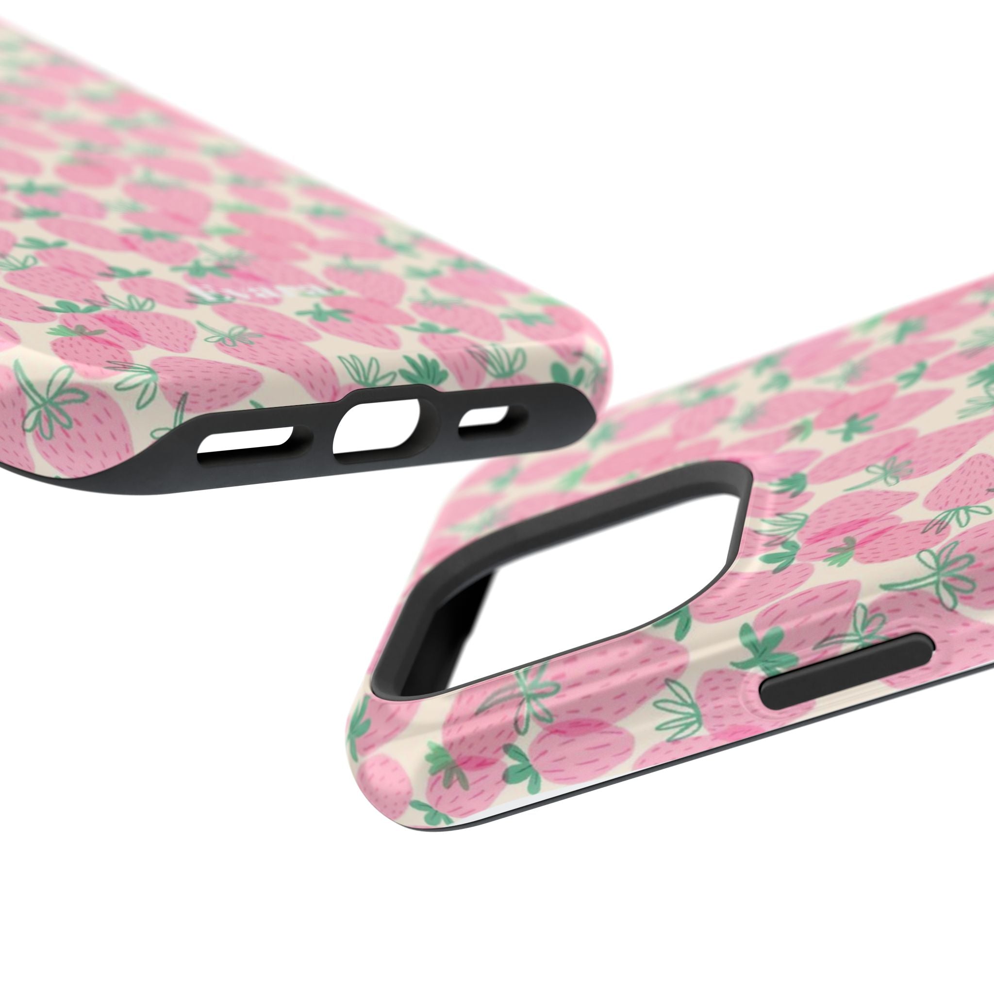 Pink Strawberry Phone Case- Magsafe