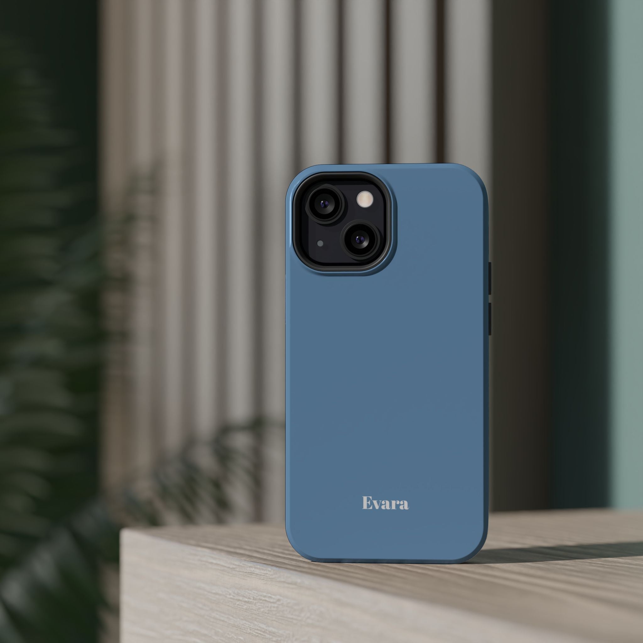 Blue Phone Case with Personalization- Magsafe