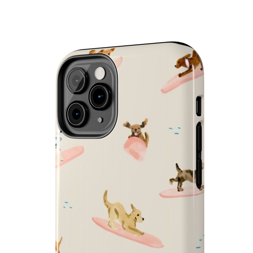 Surfing Dachshund's Phone case