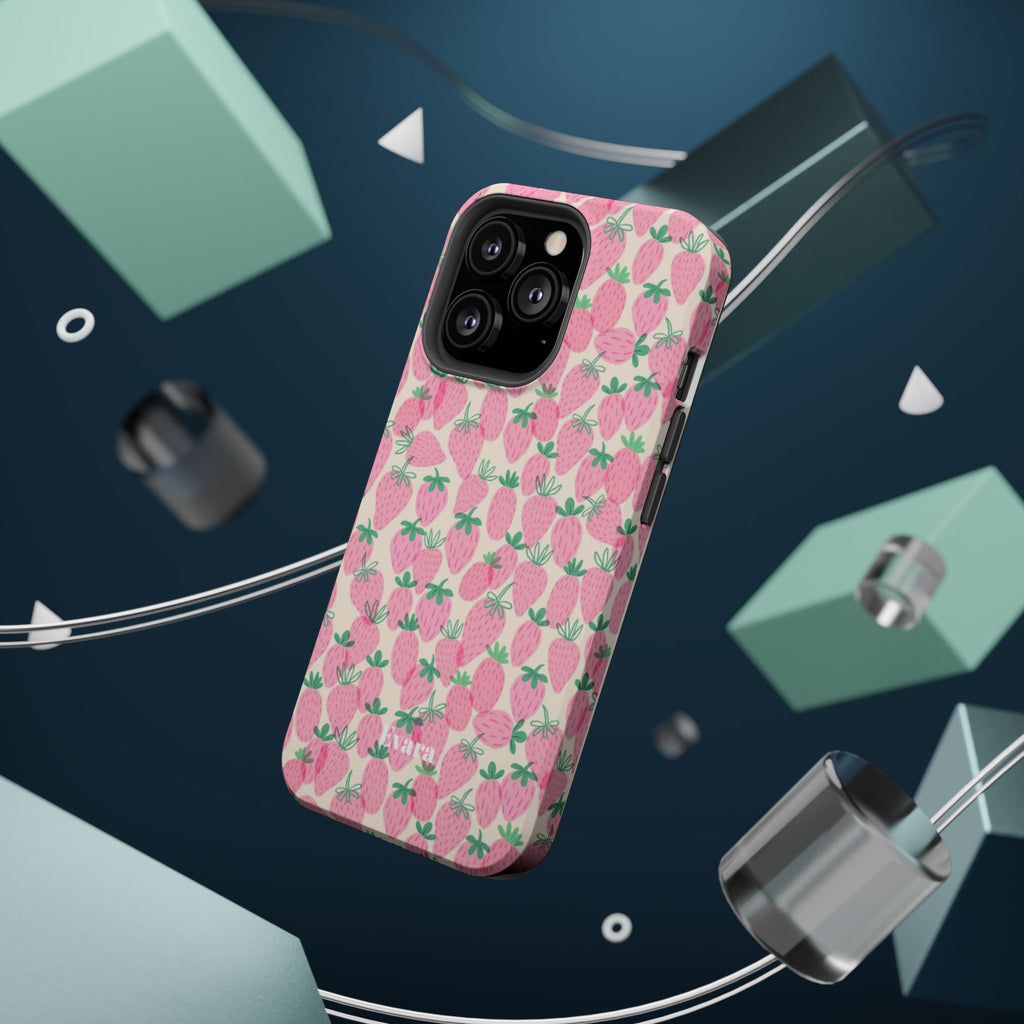 Pink Strawberry Phone Case- Magsafe