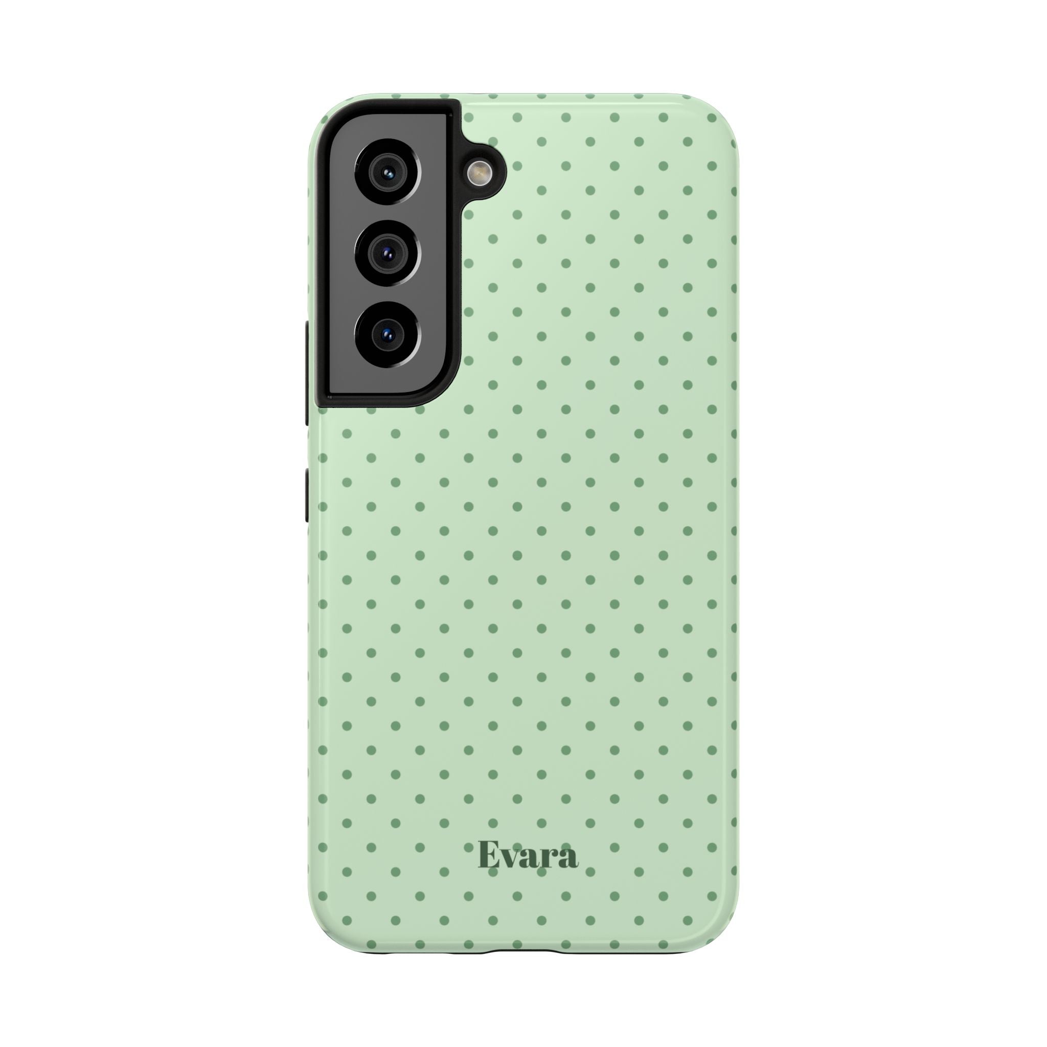 Mint Polka Dot Tough Phone Case — Protective Stylish Phone Cover