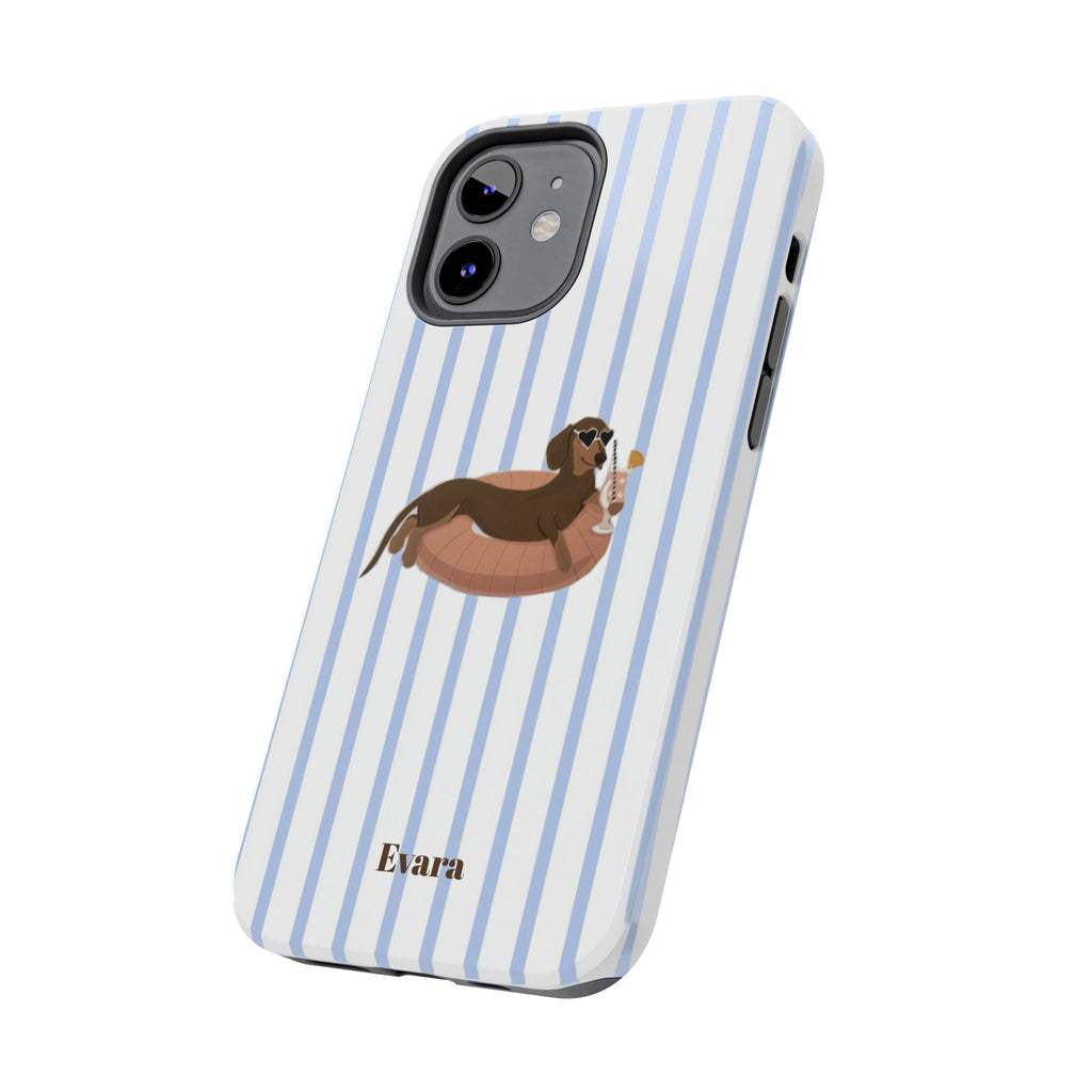 Dachshund Pool Float Phone Case