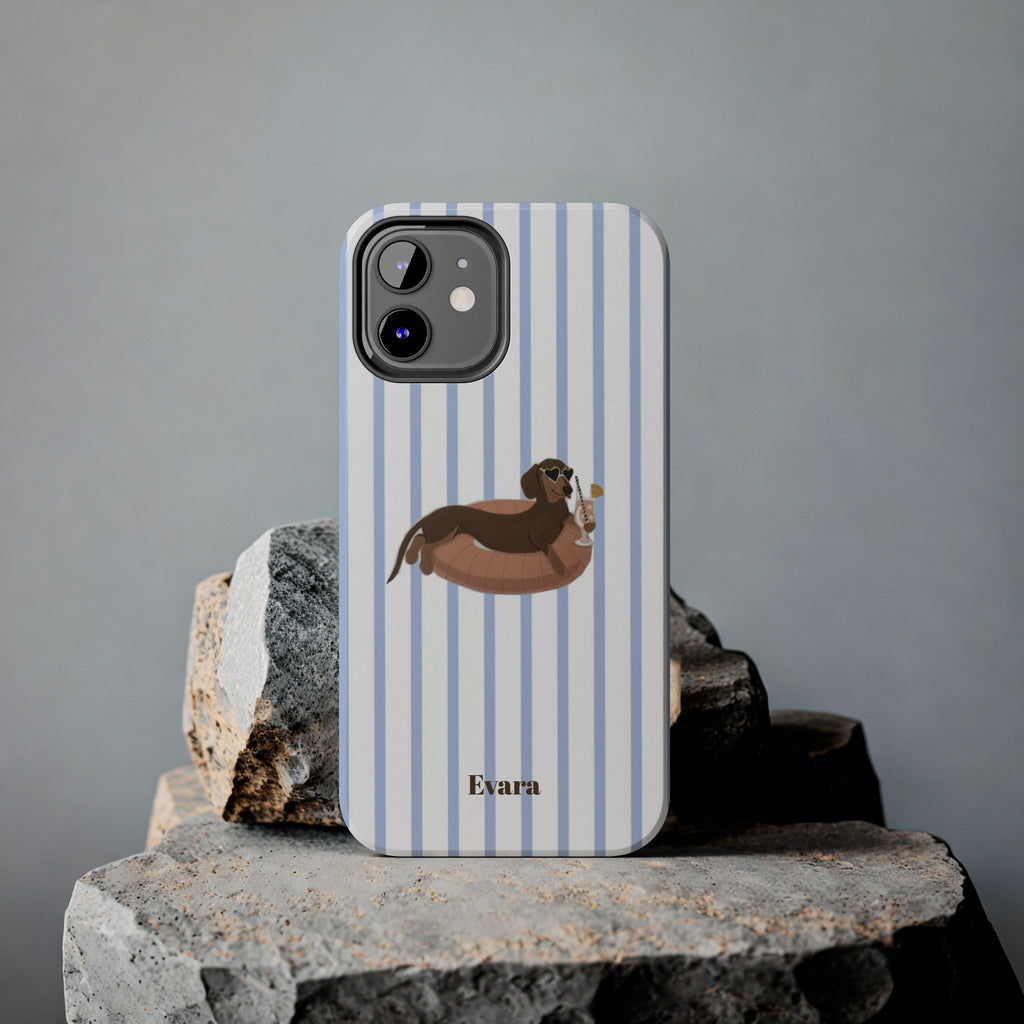 Dachshund Pool Float Phone Case