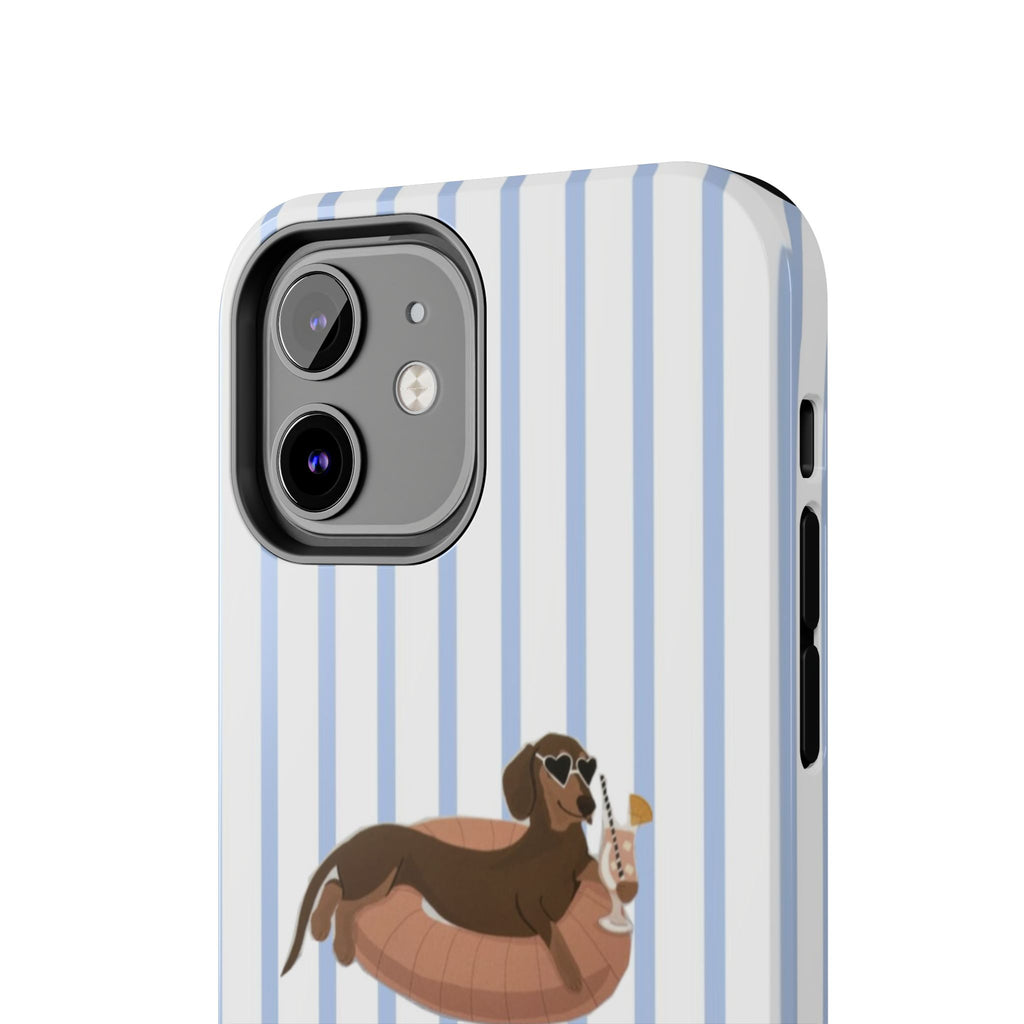 Dachshund Pool Float Phone Case