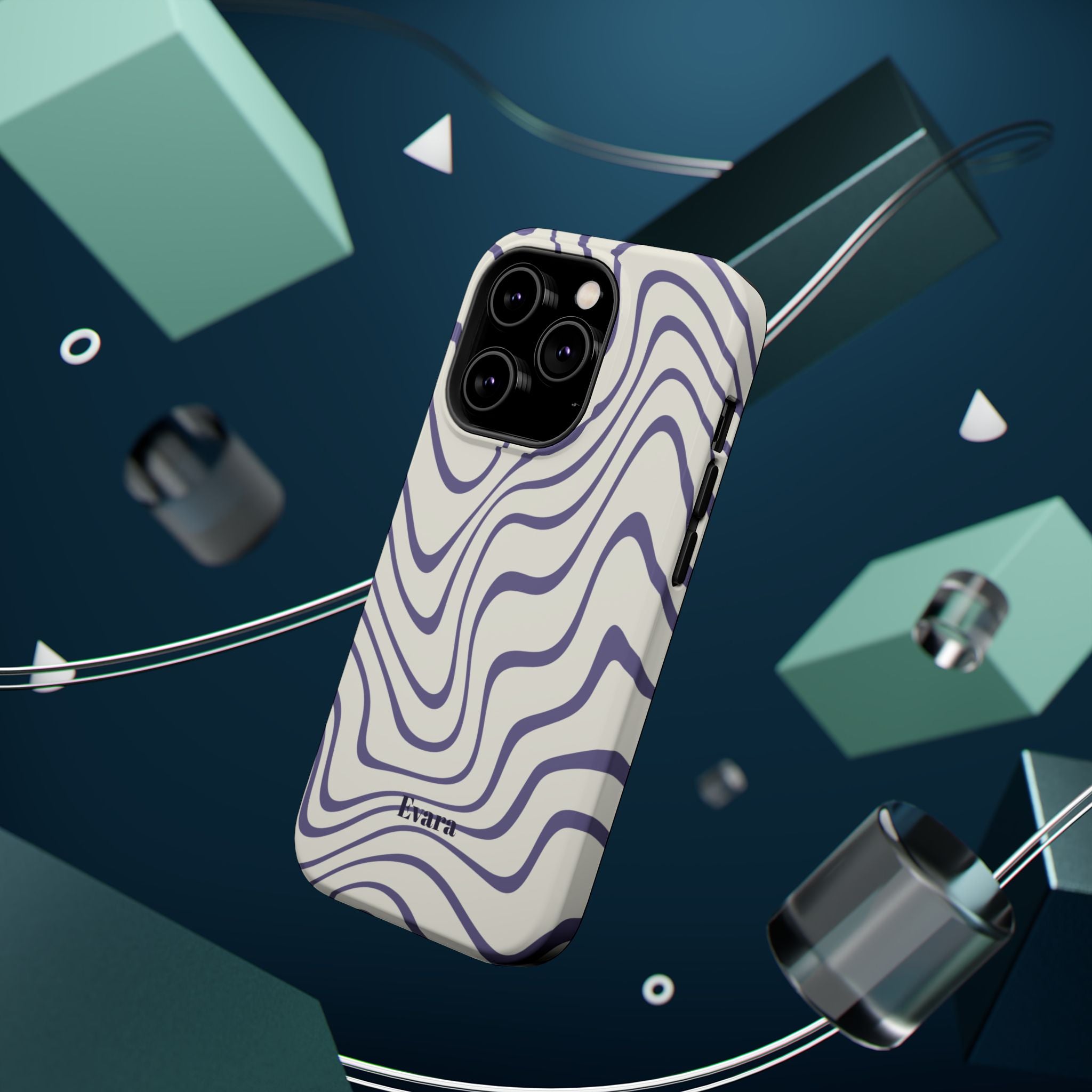 Abstract Wave Phone Case- Magsafe