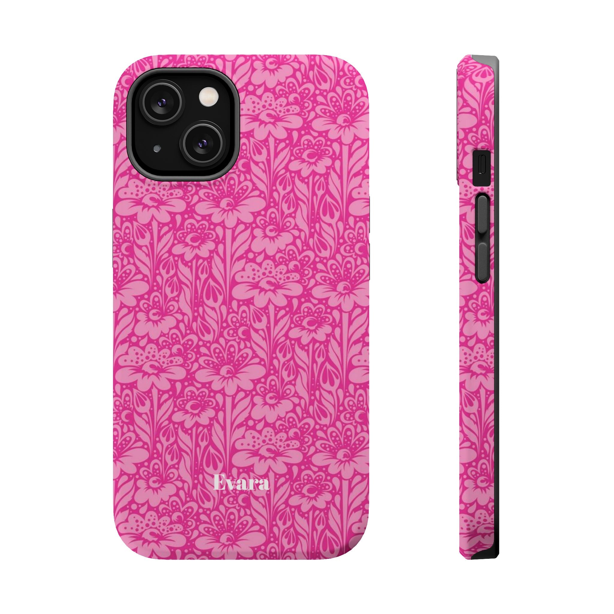 Pink Floral Phone Case- Magsafe
