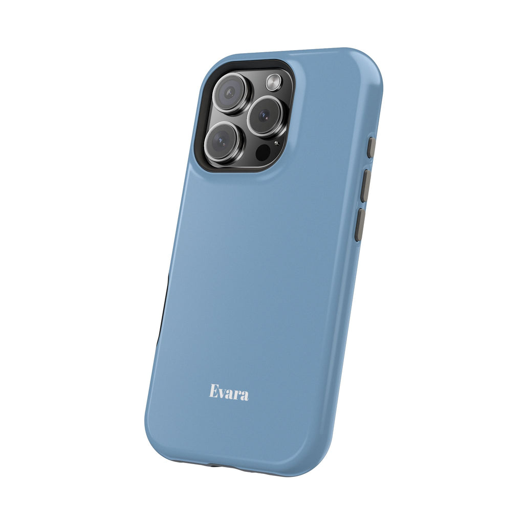 Blue Phone Case with Personalization- Magsafe
