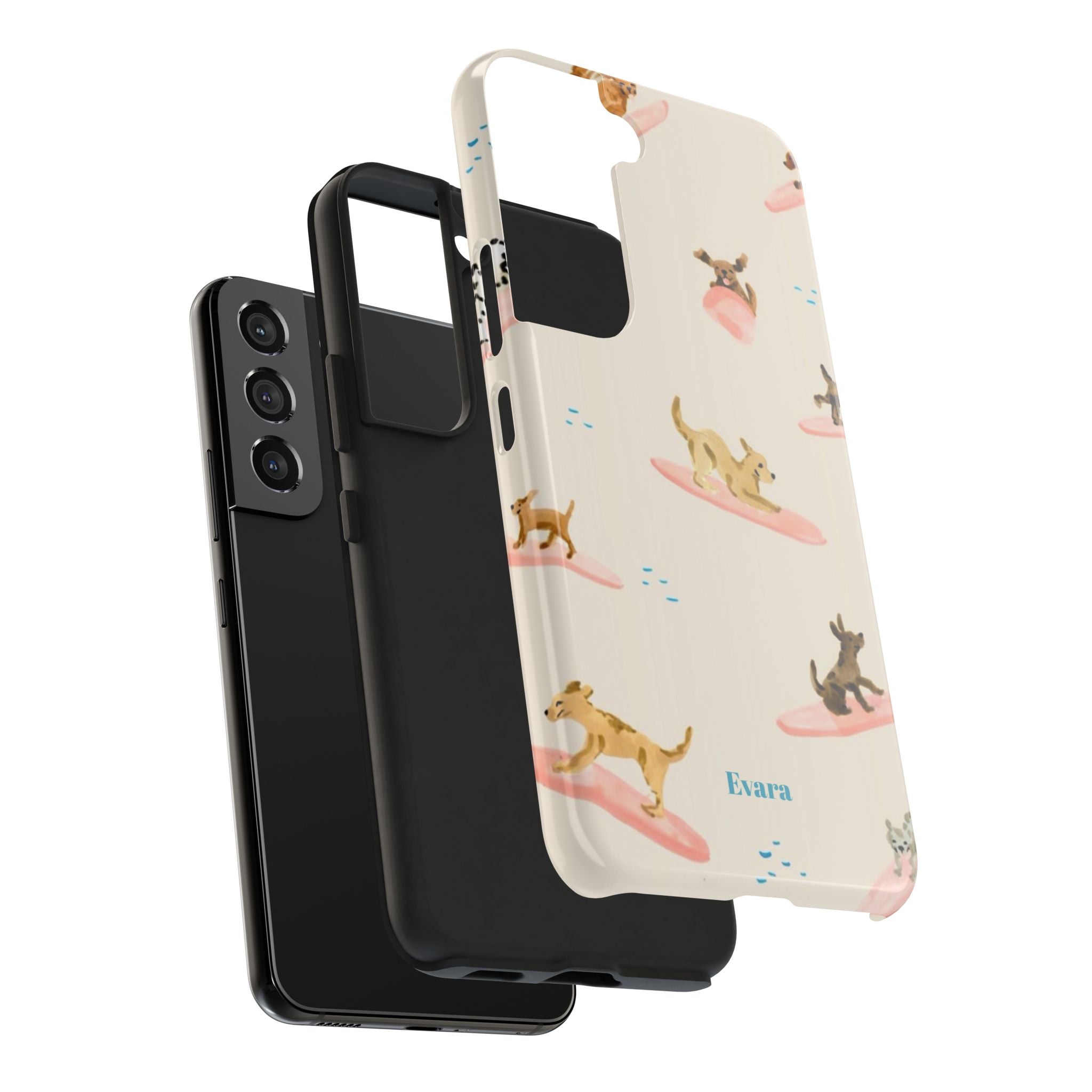 Surfing Dachshund's Phone case