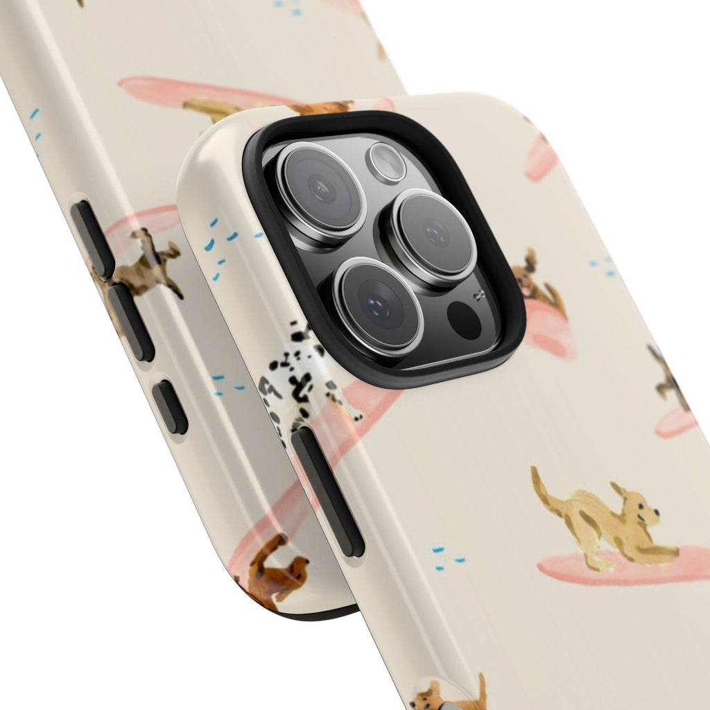 Surfing Dachshund's Phone case
