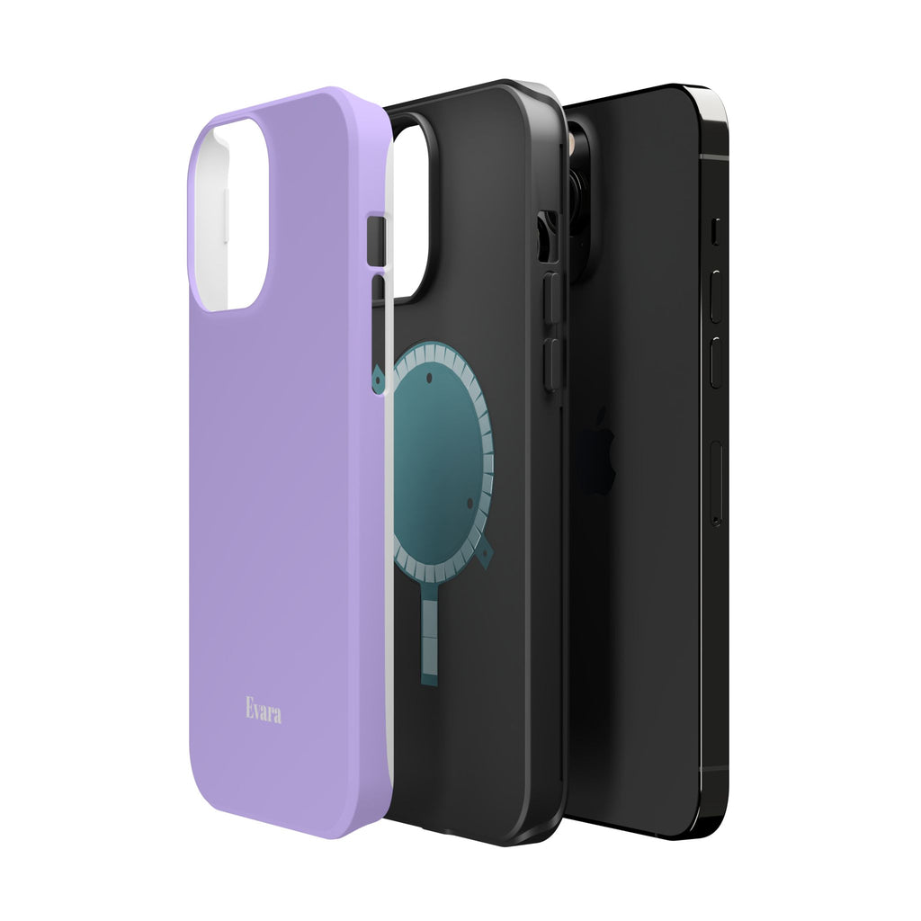 Purple Phone Case with Personalization- Magsafe
