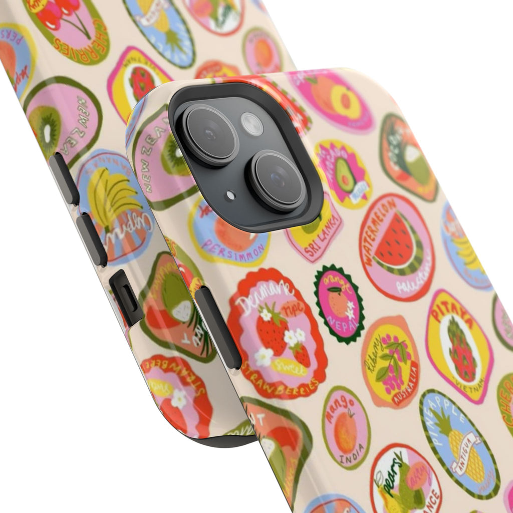 Fruit Sticker Phone Case- Magsafe