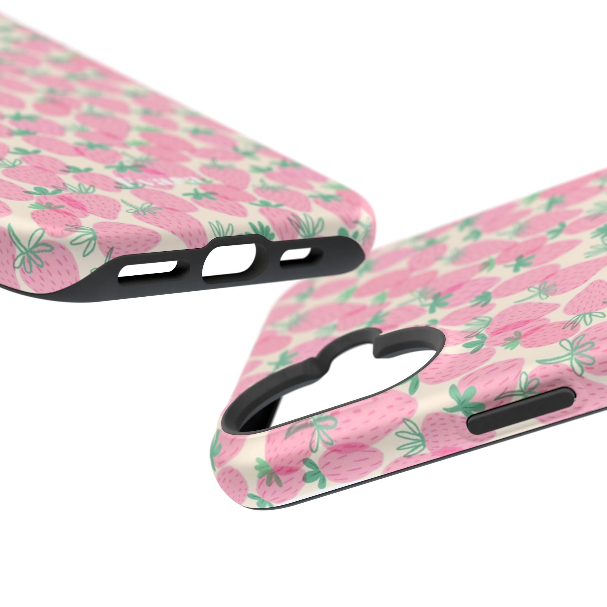Pink Strawberry Phone Case- Magsafe