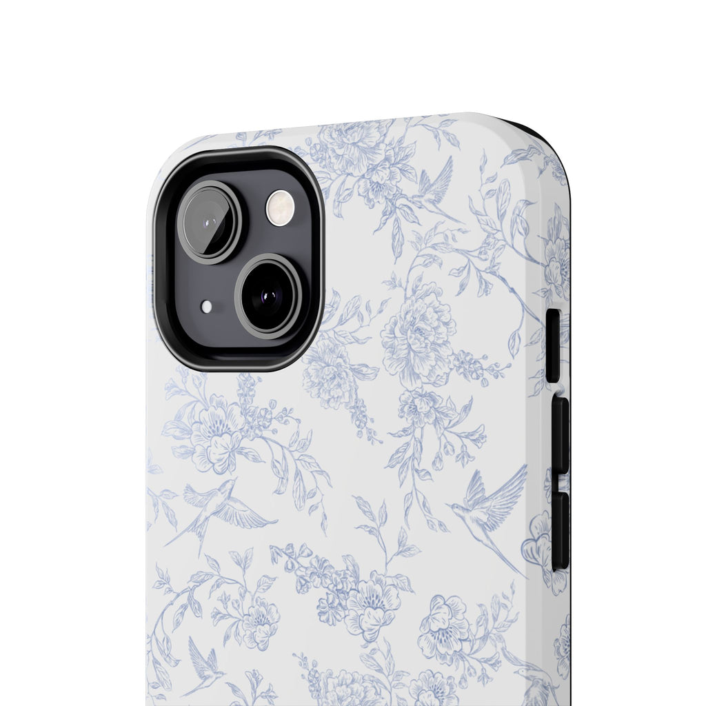 Delicate Blue Floral Phone Case
