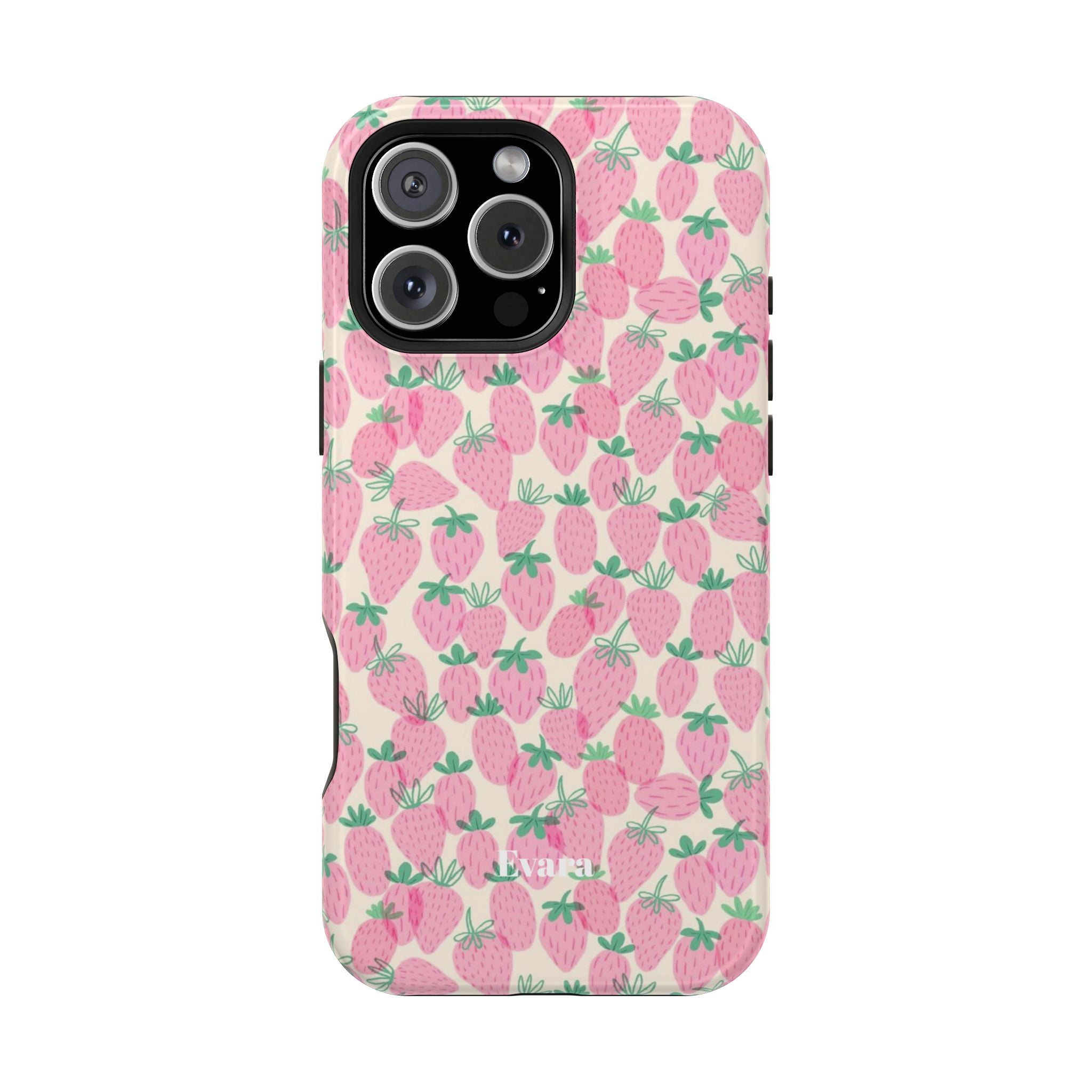 Pink Strawberry Phone Case- Magsafe