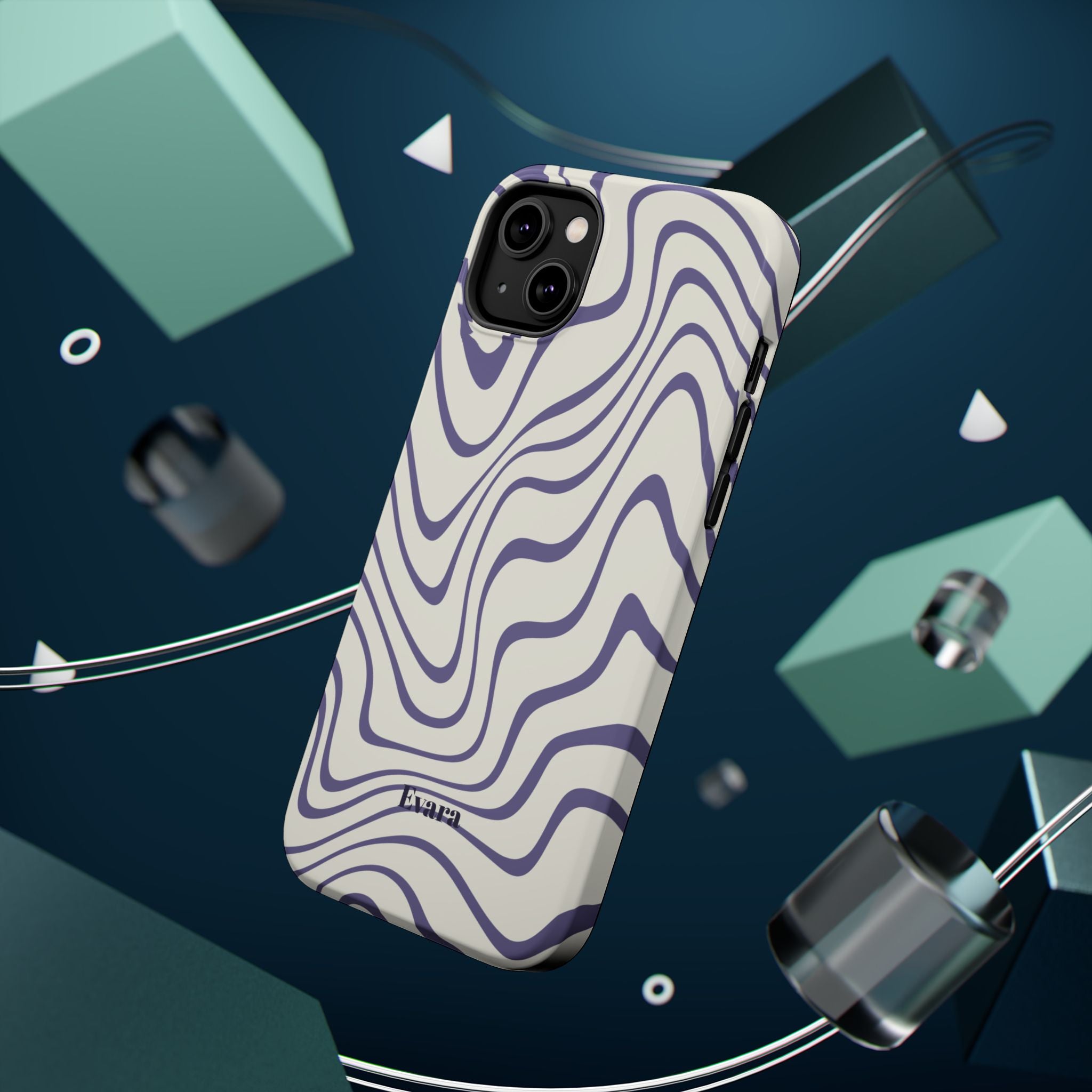 Abstract Wave Phone Case- Magsafe