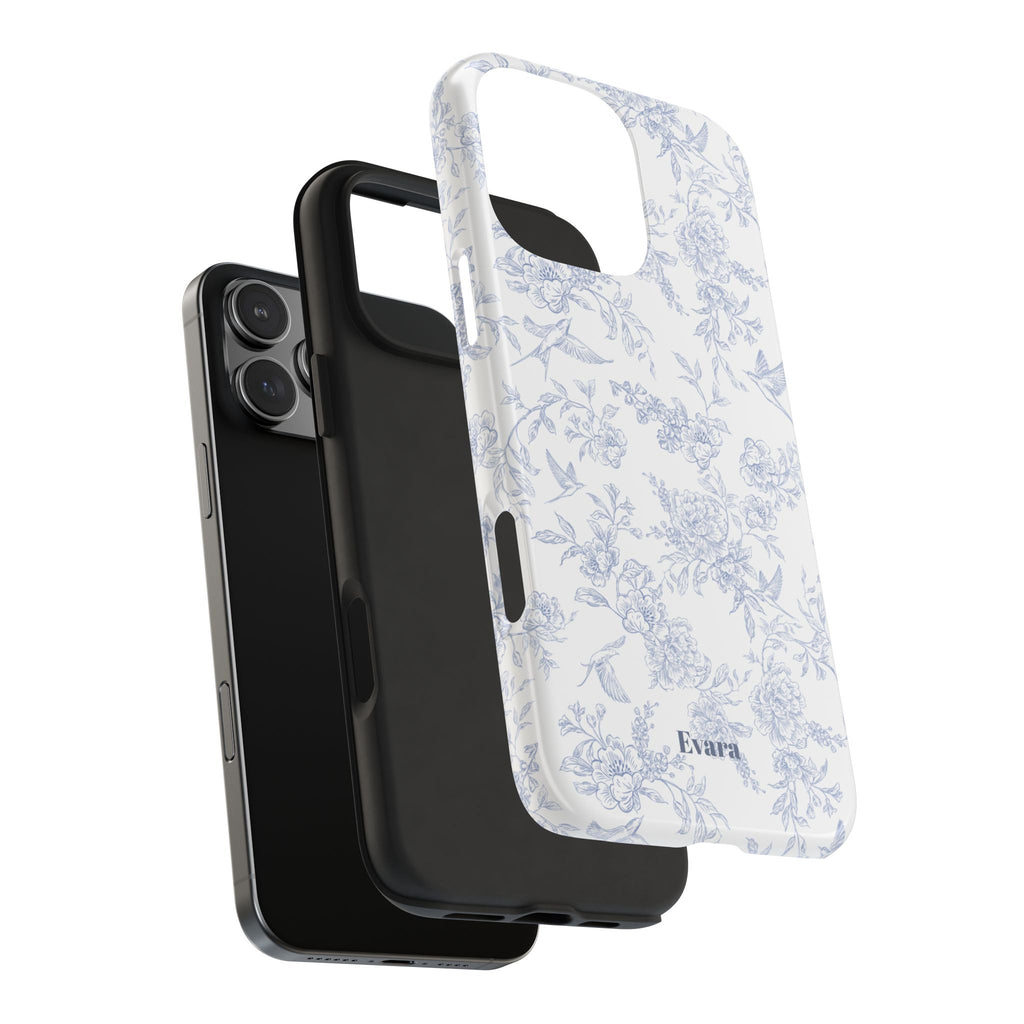 Delicate Blue Floral Phone Case