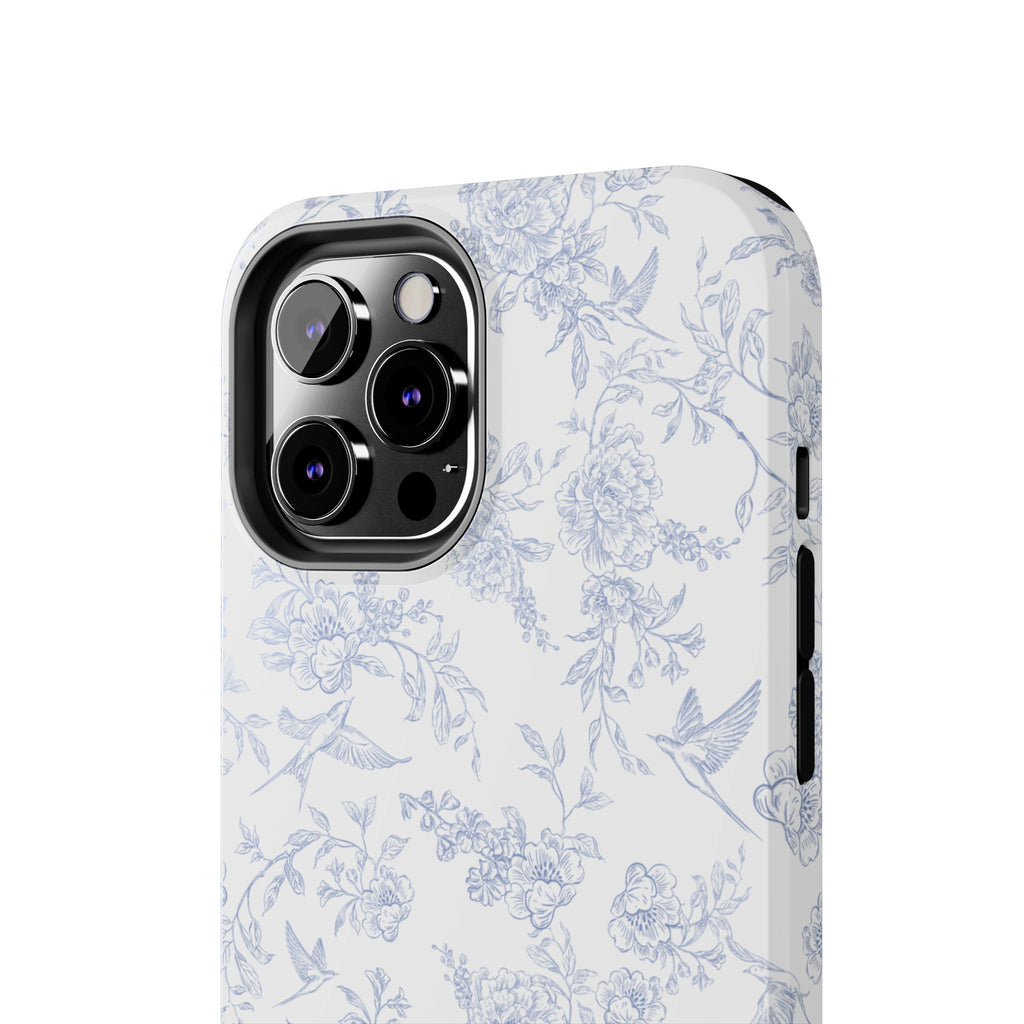 Delicate Blue Floral Phone Case