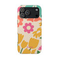 Yellow & Pink Vintage Flowers Phone Case