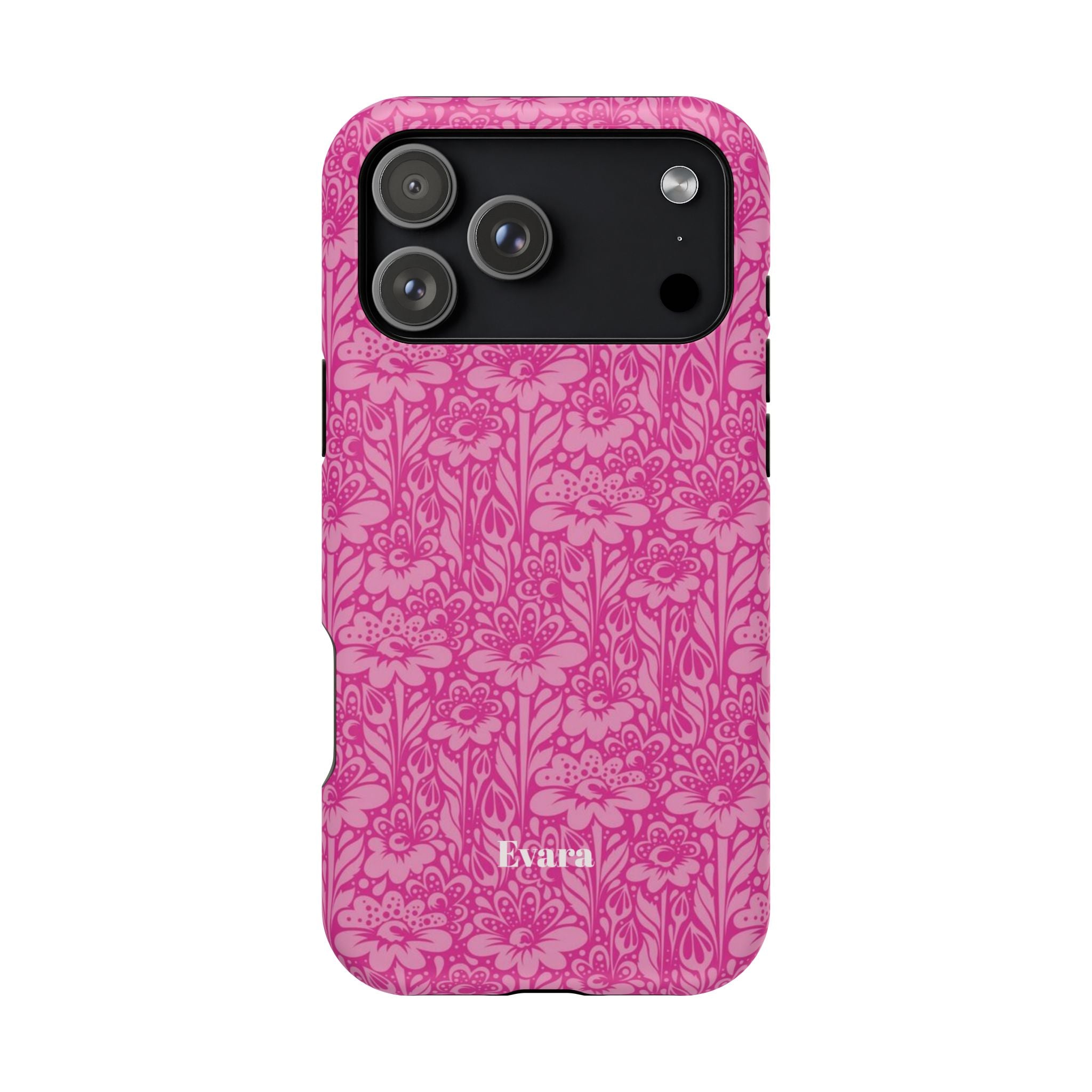 Pink Floral Phone Case- Magsafe