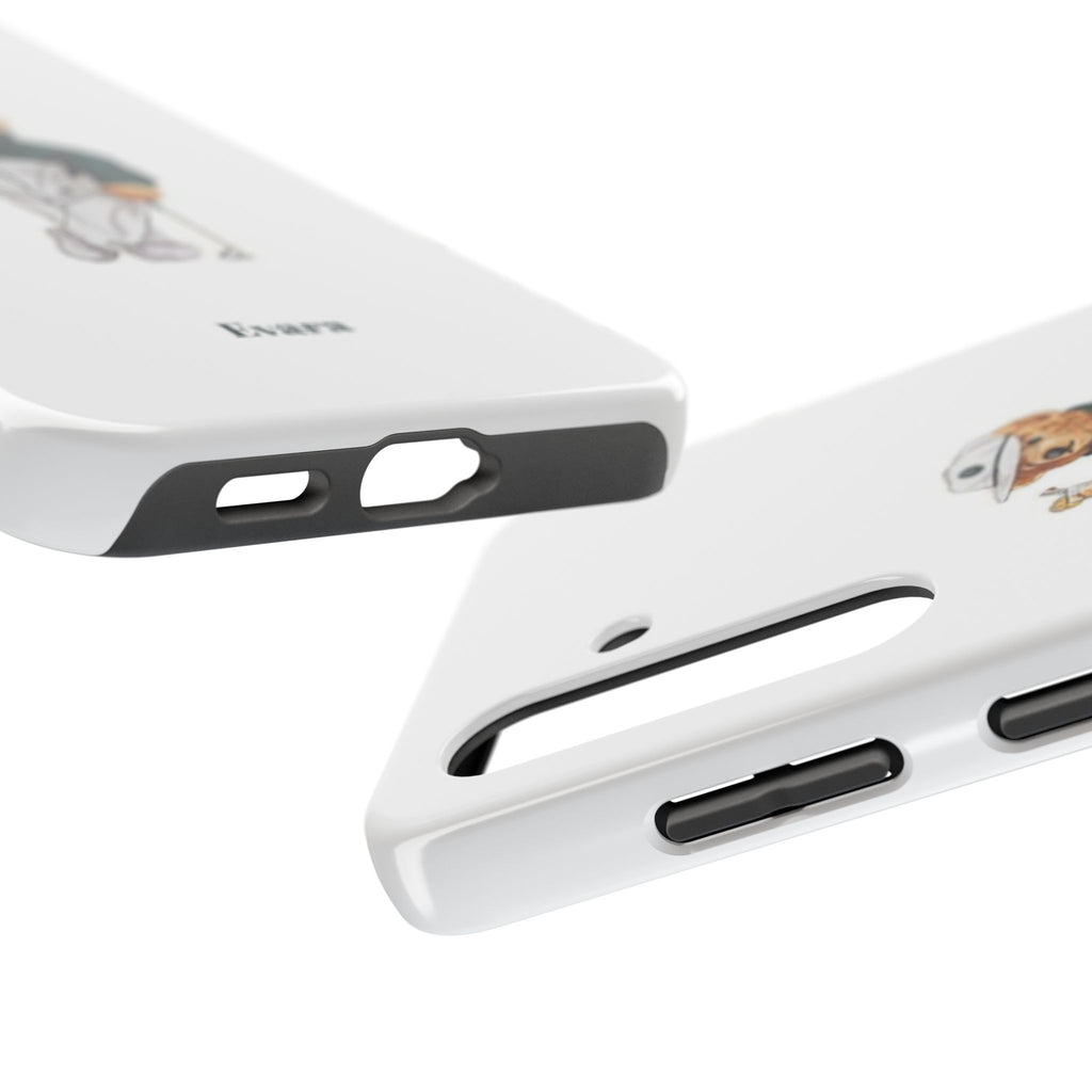 Tough Phone Case — Personalized Golf Bear Design