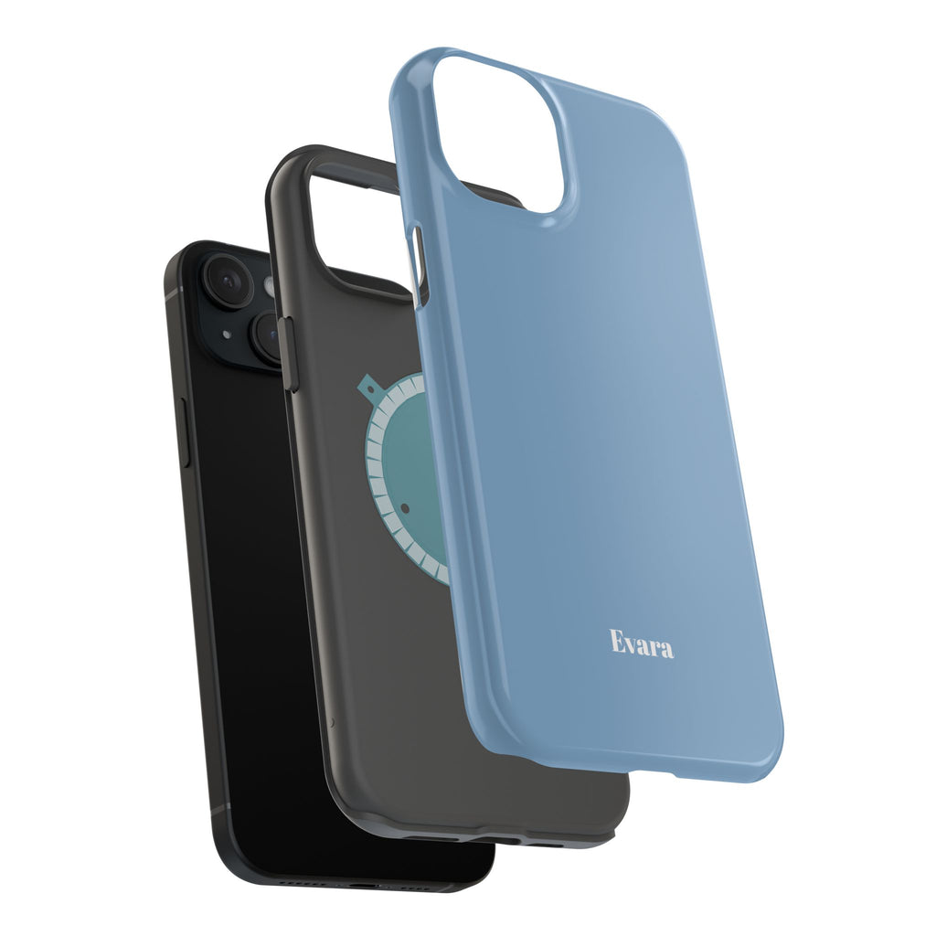 Blue Phone Case with Personalization- Magsafe