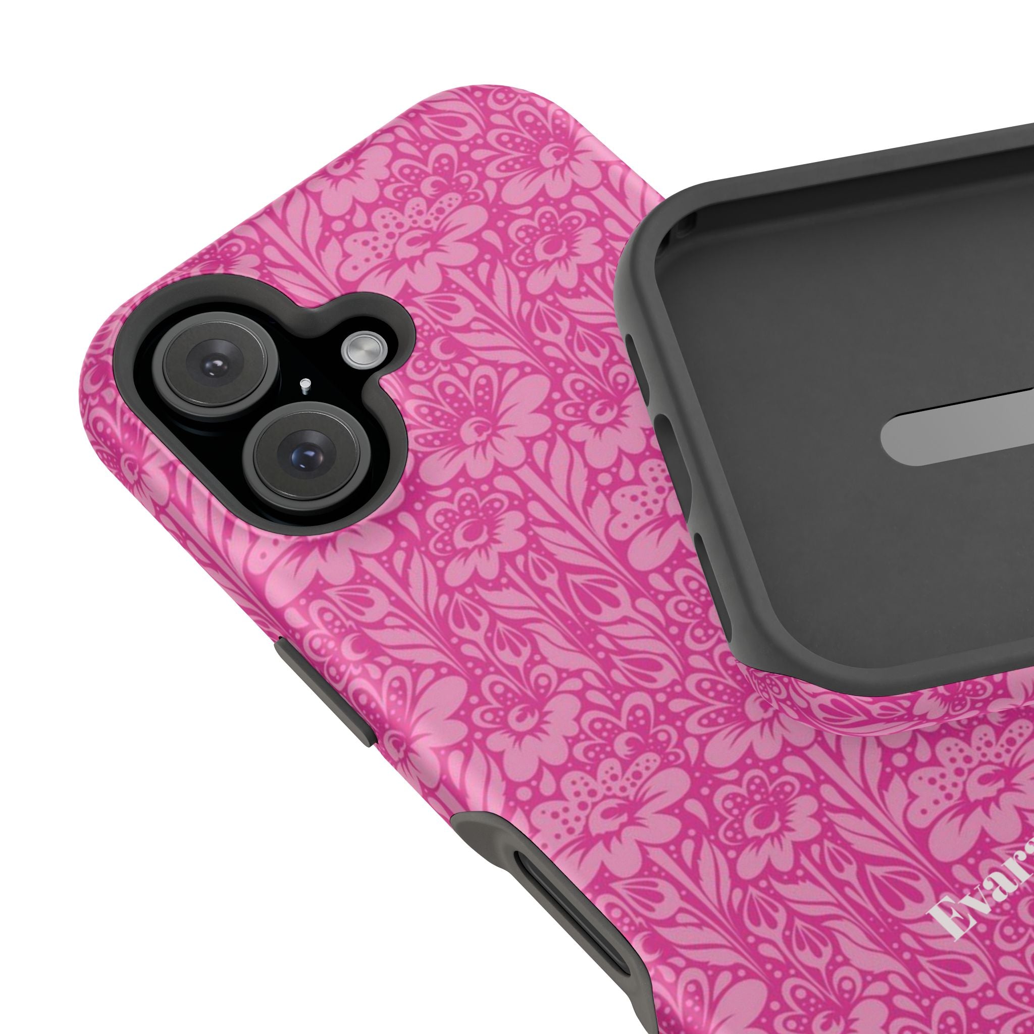 Pink Floral Phone Case- Magsafe